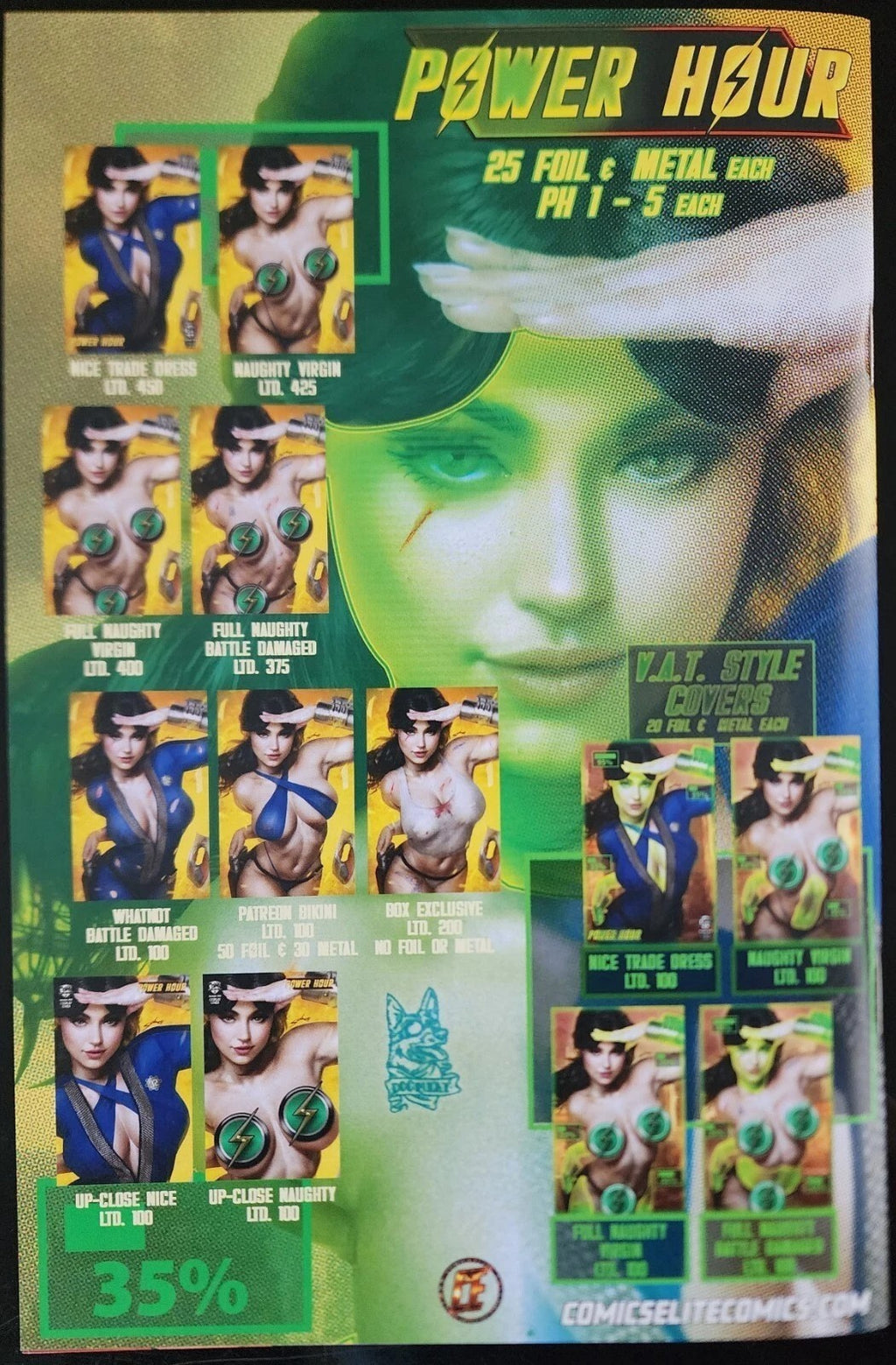 Power Hour #2 Shikarii Vaulted Fallout 6 Book Box Set with Foil & V.A.T.
