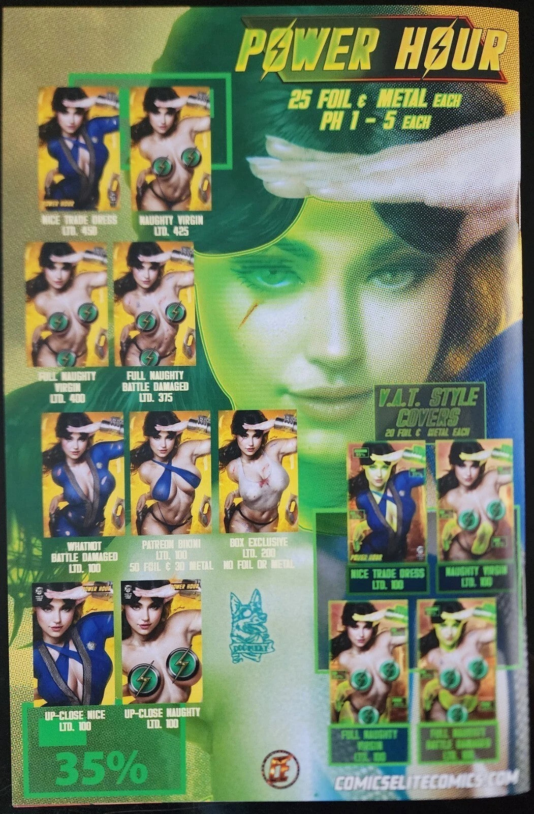 Power Hour #2 Shikarii Vaulted Fallout 6 Book Box Set with Foil & V.A.T.