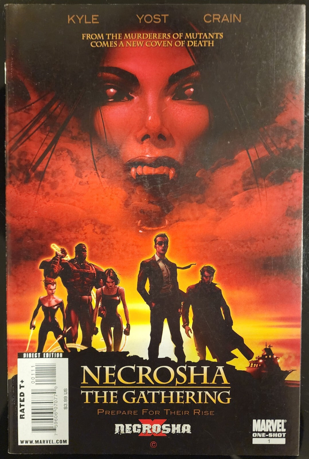 NECROSHA X THE GATHERING #1 ONE-SHOT MARVEL COMICS (2009) VAMPIRES MOVIE HOMAGE