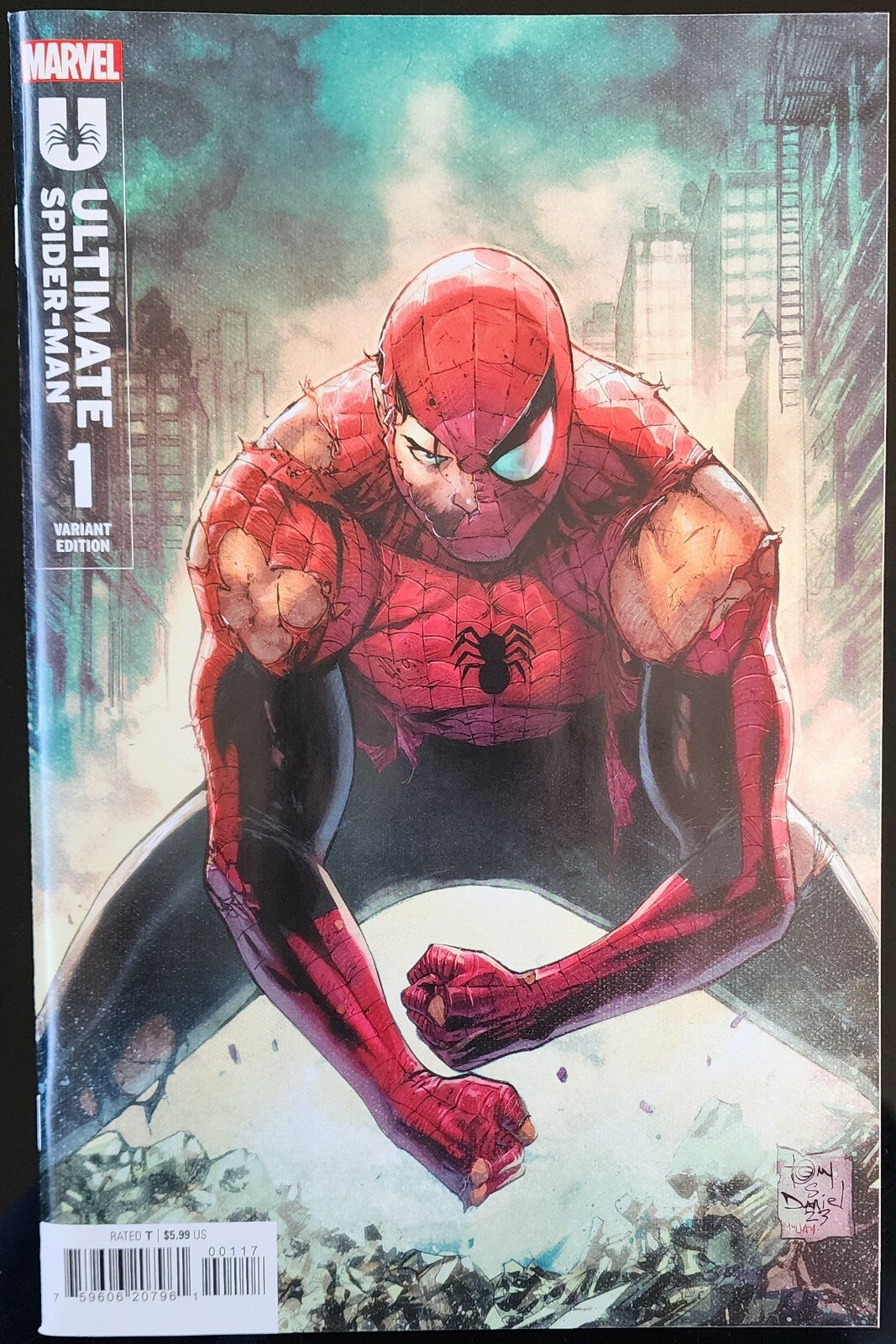 Ultimate Spider-Man #1 (2024) 1:25 Incentive Tony Daniel Variant Cover 1st Print