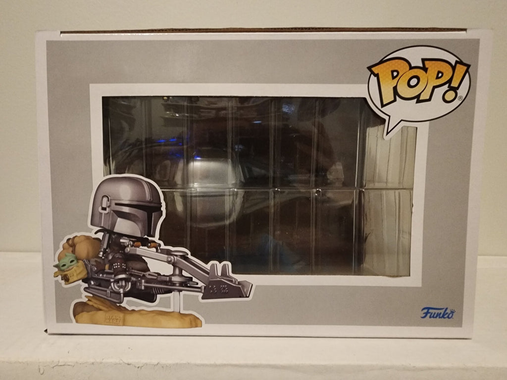 Funko Pop! The Mandalorian on Speeder (with Grogu) #579 Star Wars