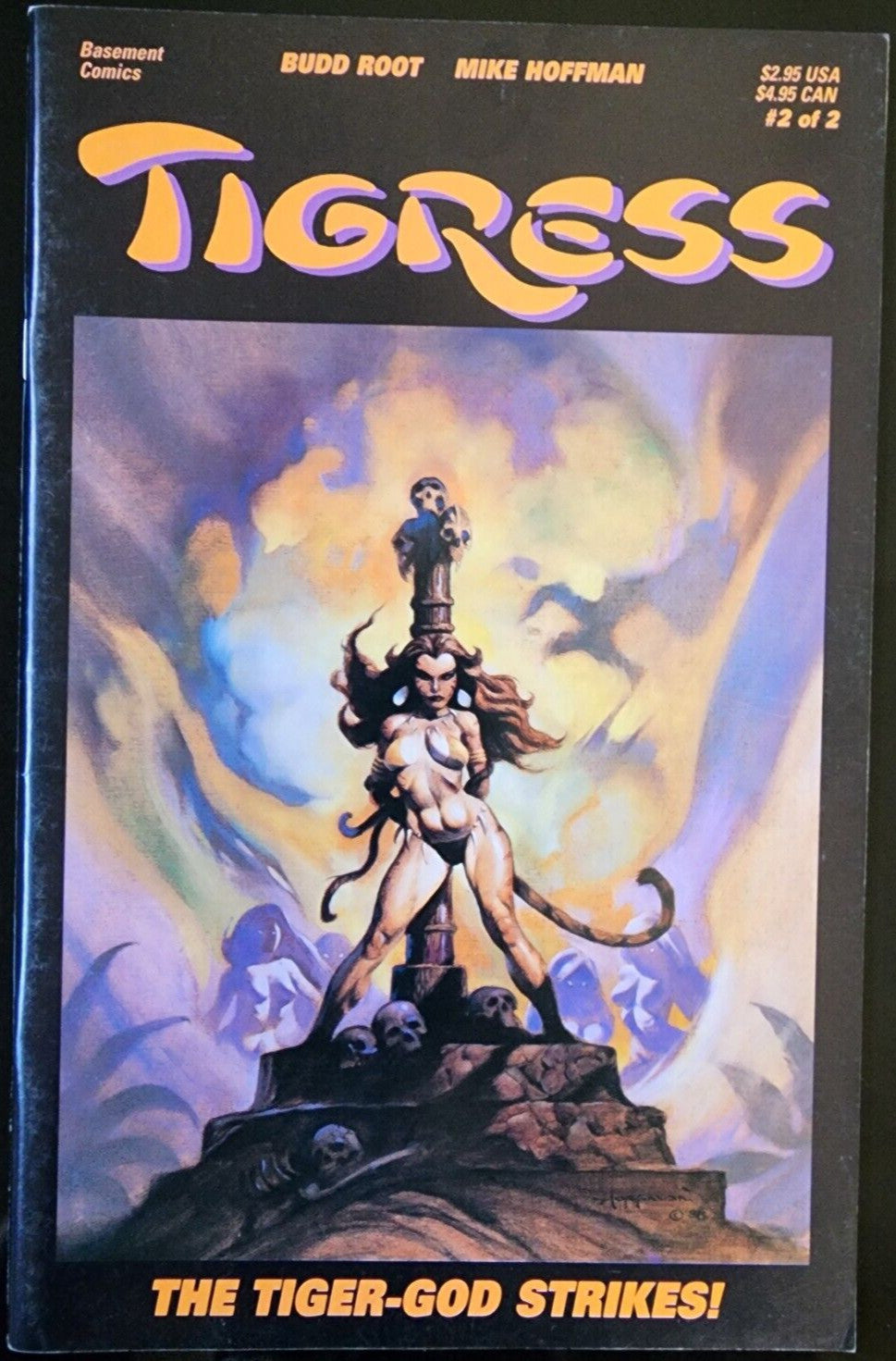 Tigress (Basement Comics) #2 1998 Mike Hoffman Budd Root