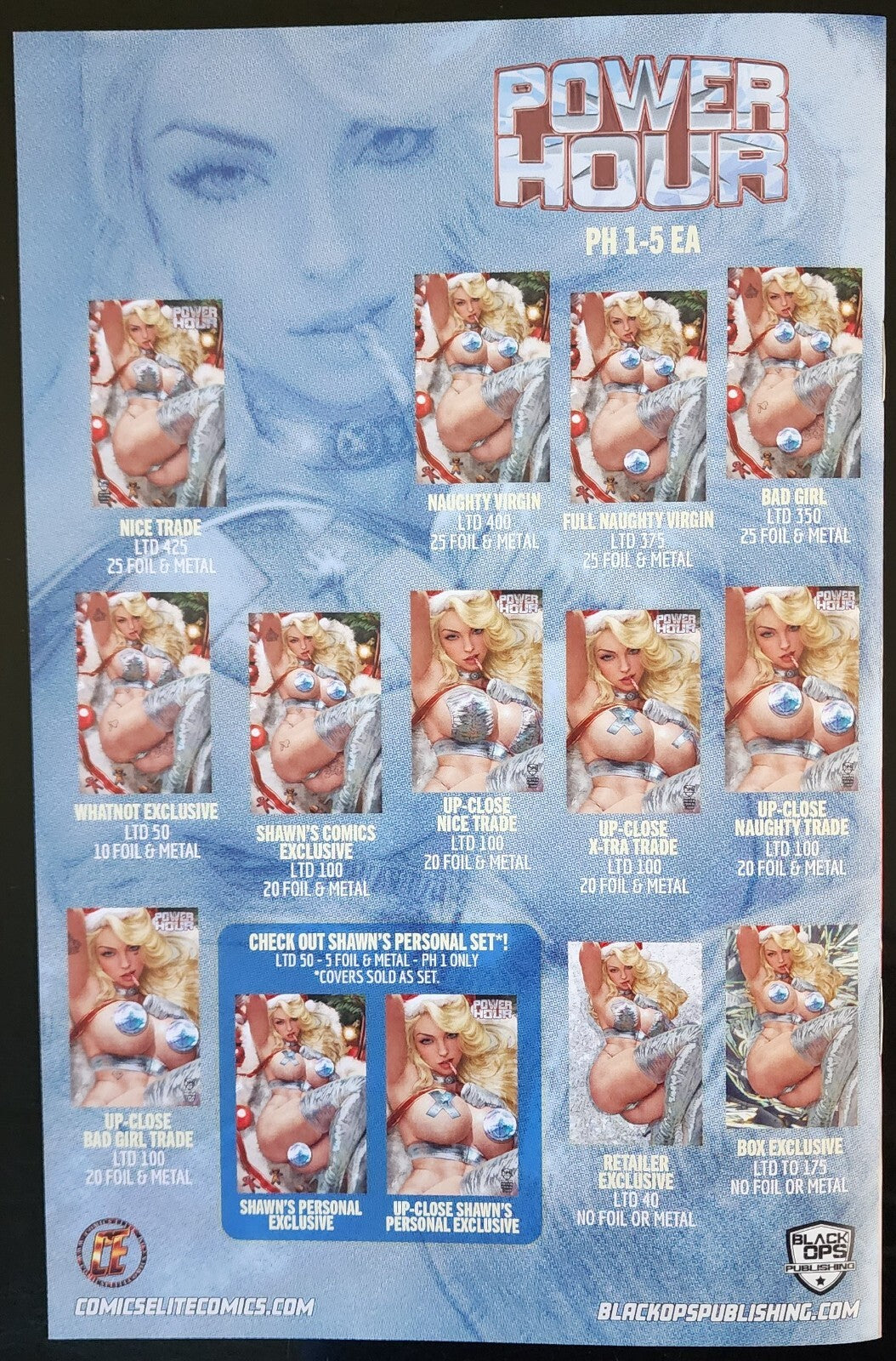 Power Hour 3 Preview Frosty Shikarii Whatnot Exclusive Nice Tattoo Virgin Ltd 50