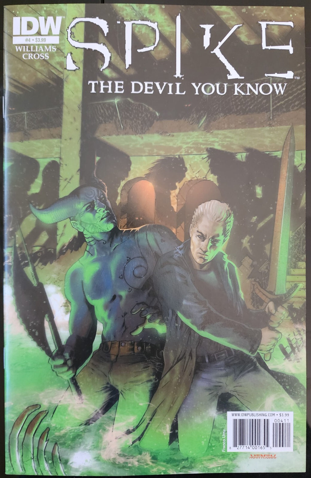 Spike the Devil You Know 1-4 plus Incentive Cover 2010 Buffy the Vampire Slayer
