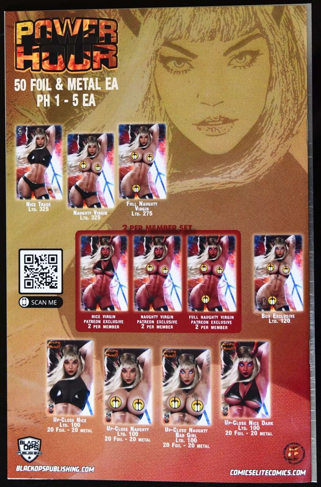 Power Hour #2 Shikarii Magik Sword Girl Naughty Virgin Patreon Metal Ltd 50/50