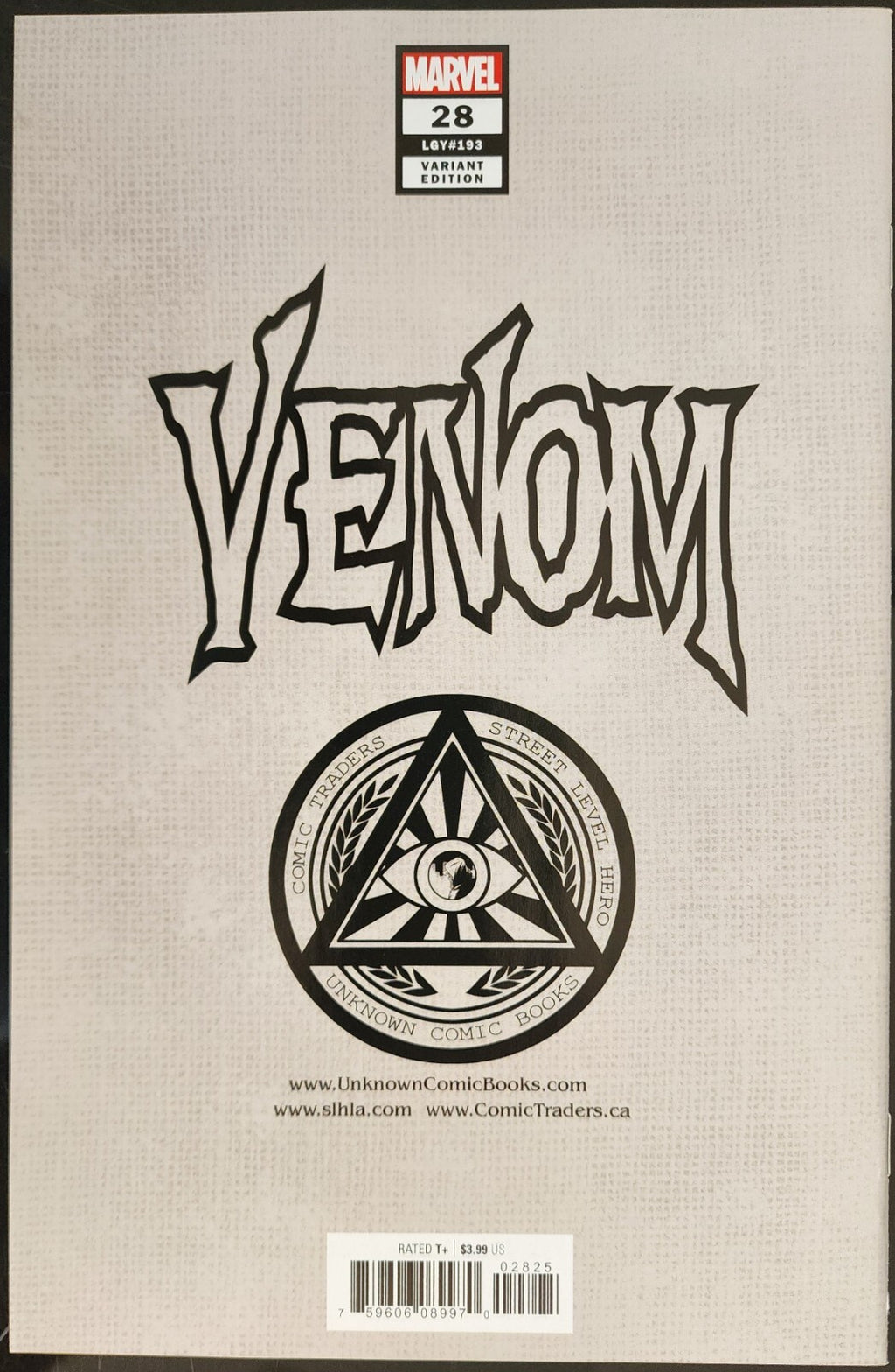 Venom #28 Kirkham Sketch B&W Variant Knull Identity of Virus and Codex Revealed