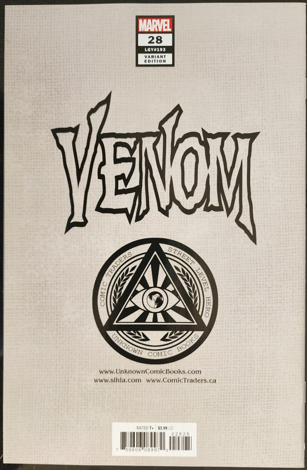 Venom #28 Kirkham Sketch B&W Variant Knull Identity of Virus and Codex Revealed