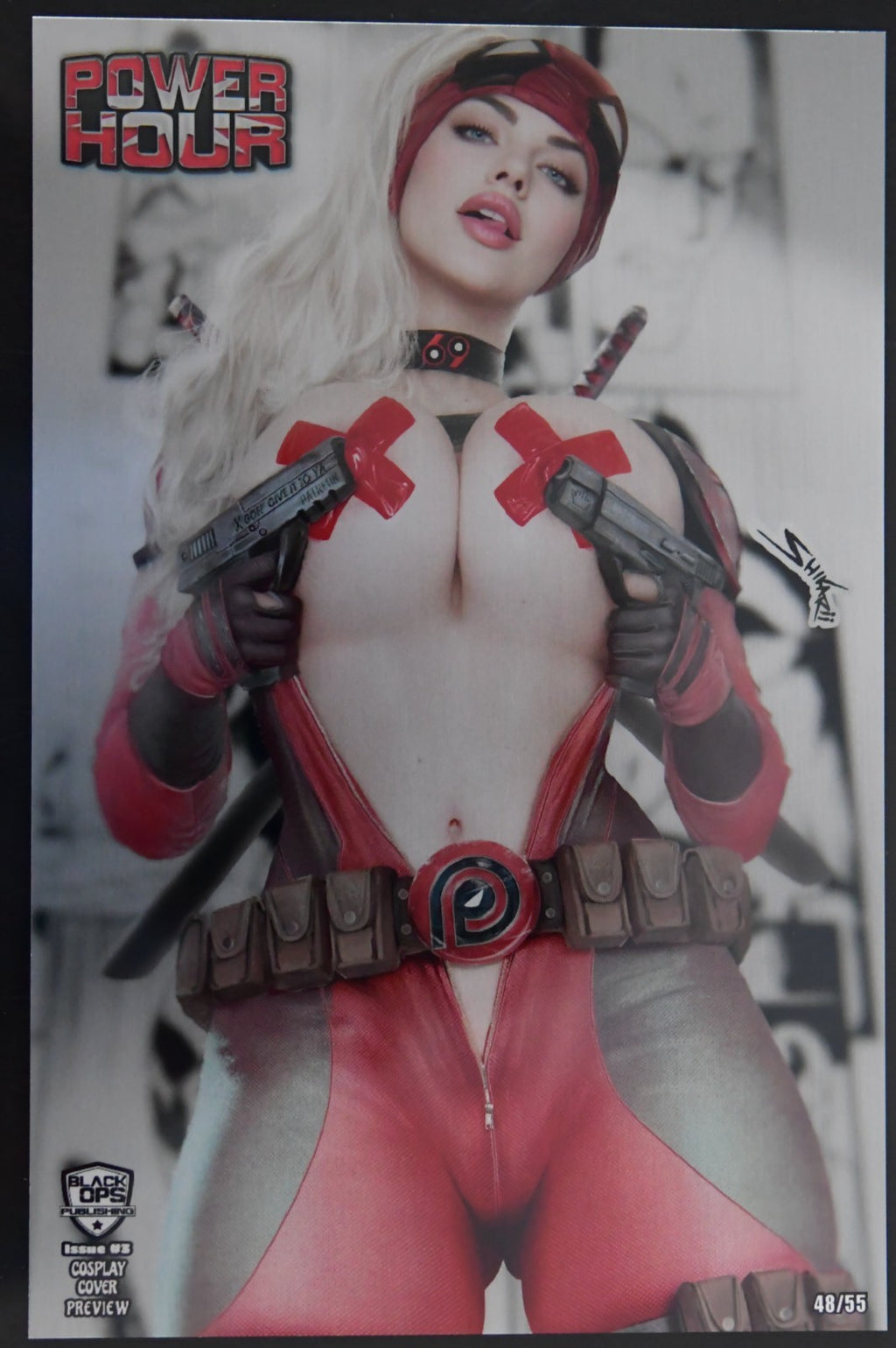 Power Hour #3 Shikarii Lady Deadpool Patreon 4 Metal Book Box Set Ltd 55