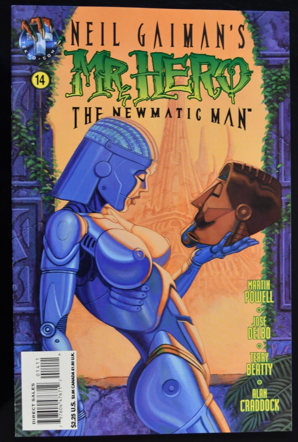 Neil Gaiman's Mr. Hero: The Newmatic Man #14 1996