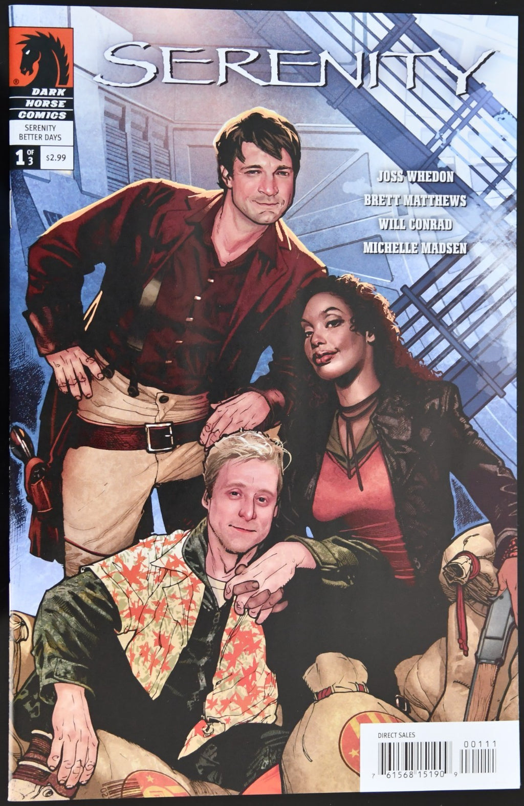 Serenity Better Days #1-3 Adam Hughes Connecting Set 2008 Joss Whedon