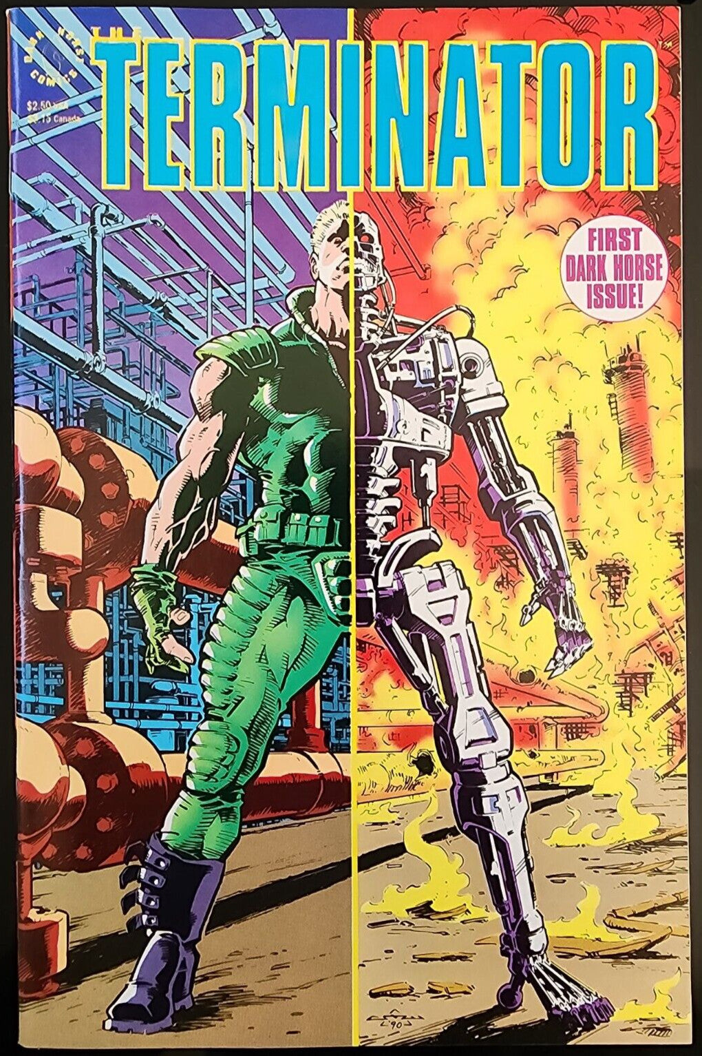 The Terminator 1,2,3 1990 Dark Horse Comic 2nd Set