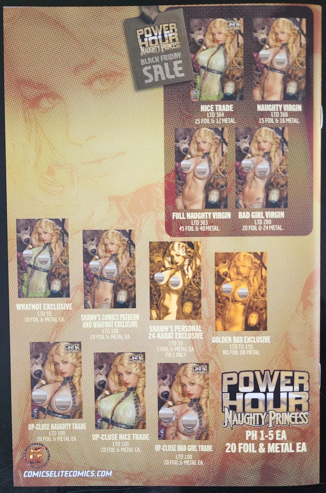 Power Hour Preview #3 Shikarii Goldie 6 Book Boxset including Whatnot Exclusive