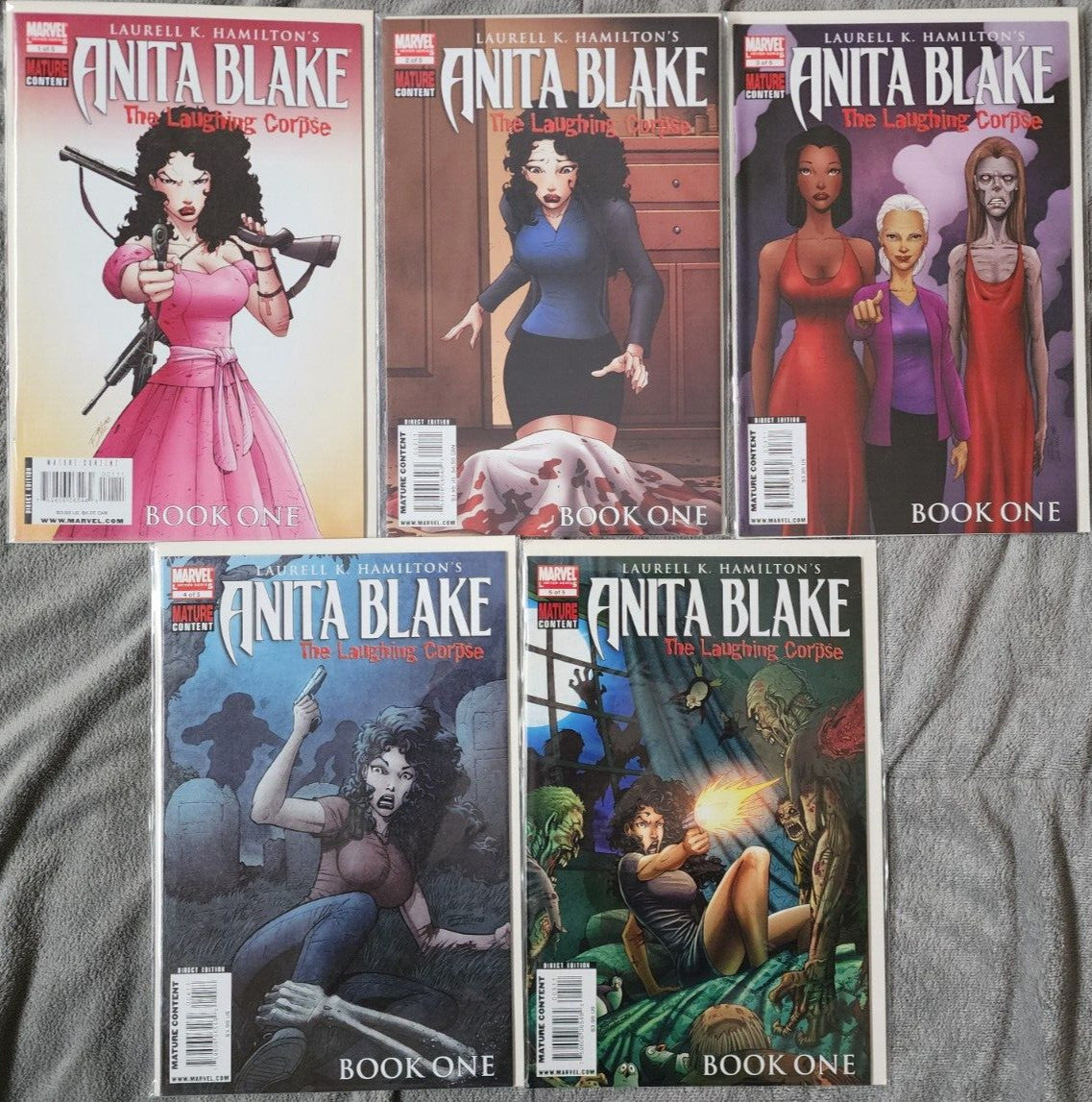 ANITA BLAKE THE LAUGHING CORPSE BOOK ONE #1-5 MARVEL - Complete Set Of 5