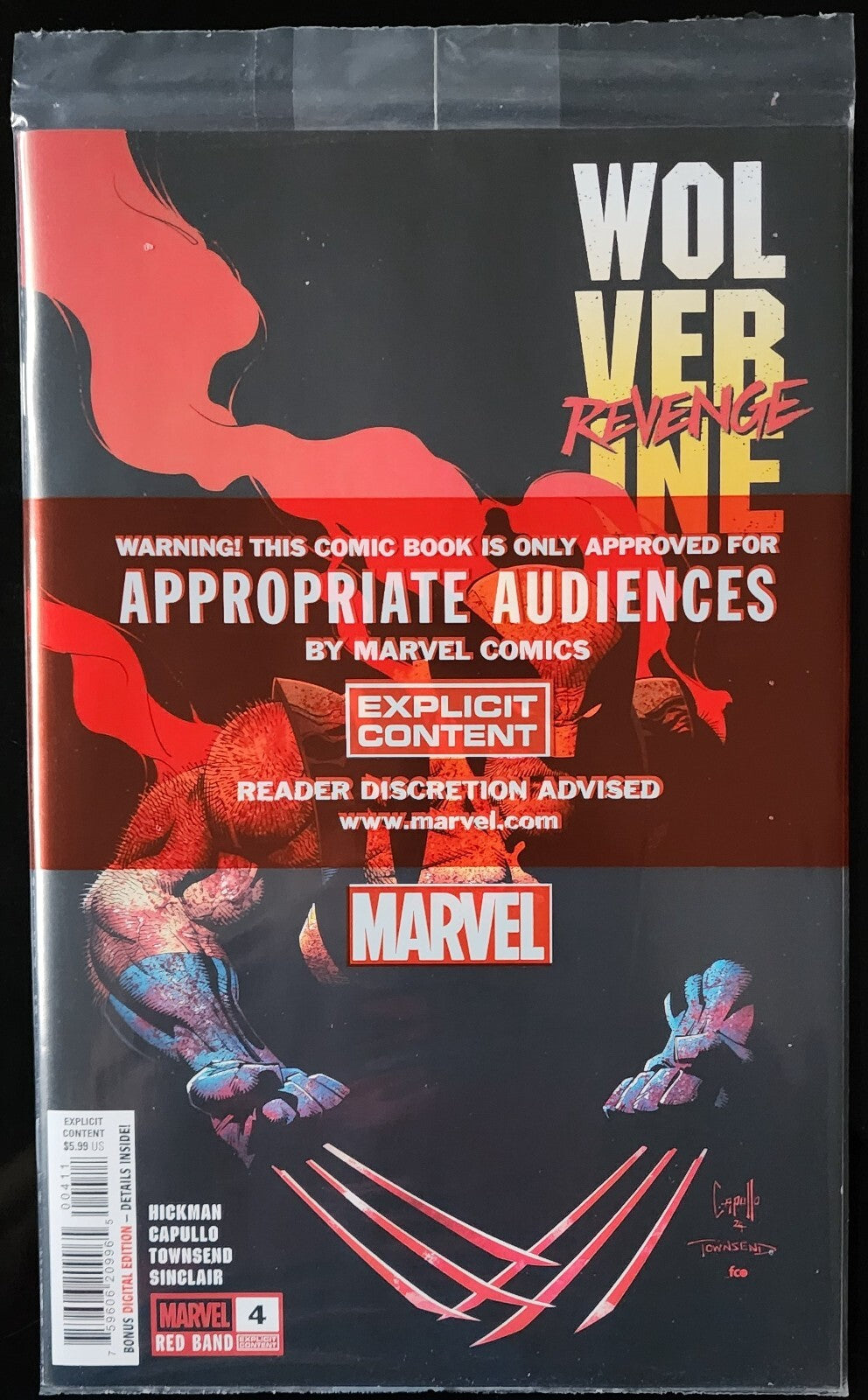 Wolverine Revenge #4 (of 5) - Red Band - CA Greg Capullo 2025