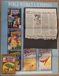 World Without Superman Funeral/Obituaries Daily Planet/Action Comic #1 Post Card