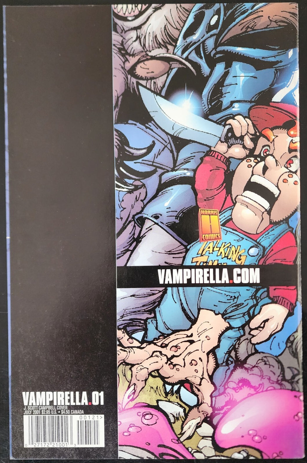 Vampirella #1 J. Scott Campbell Mayhew Millar Harris Comics Jully 2001