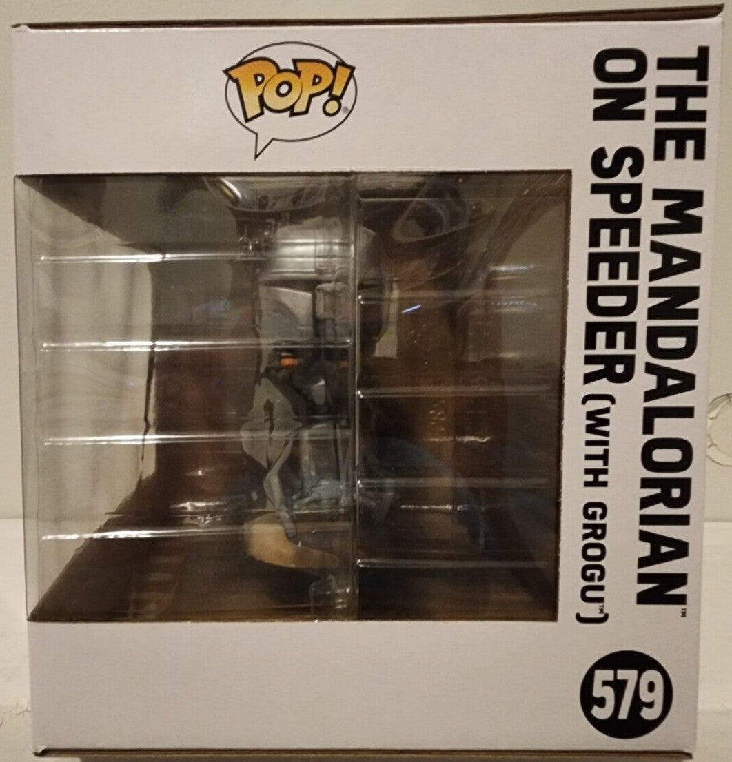 Funko Pop! The Mandalorian on Speeder (with Grogu) #579 Star Wars