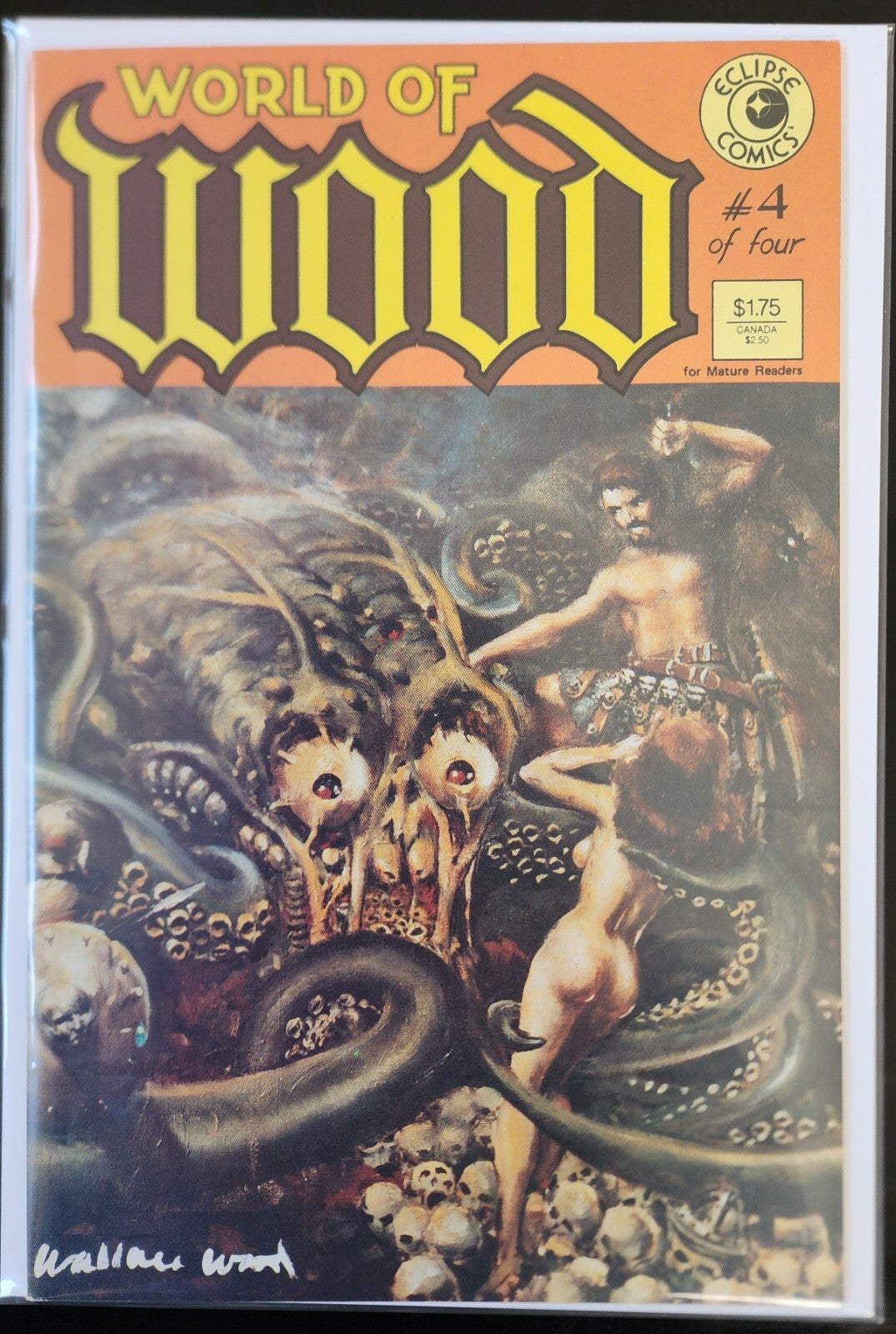 WORLD OF WOOD #4 (1986) Wally Wood Cover - Eclipse comics