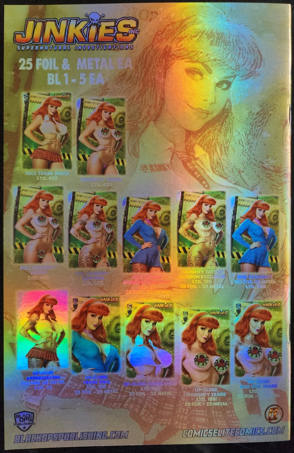 BL4 Jinkies Inc 2 Shikarii Monster Daphne Up-Close Naughty Trade Foil
