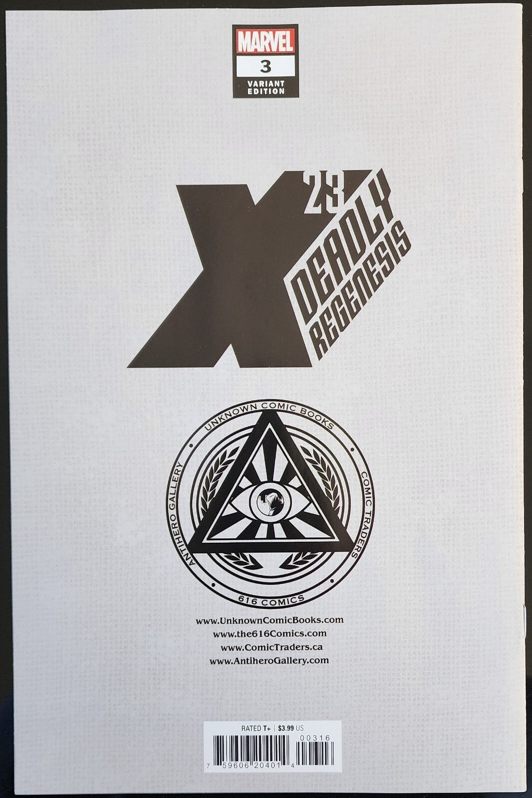 X-23: DEADLY REGENESIS #3: Leirix Li Exclusive Variant, Marvel Comics (2023)