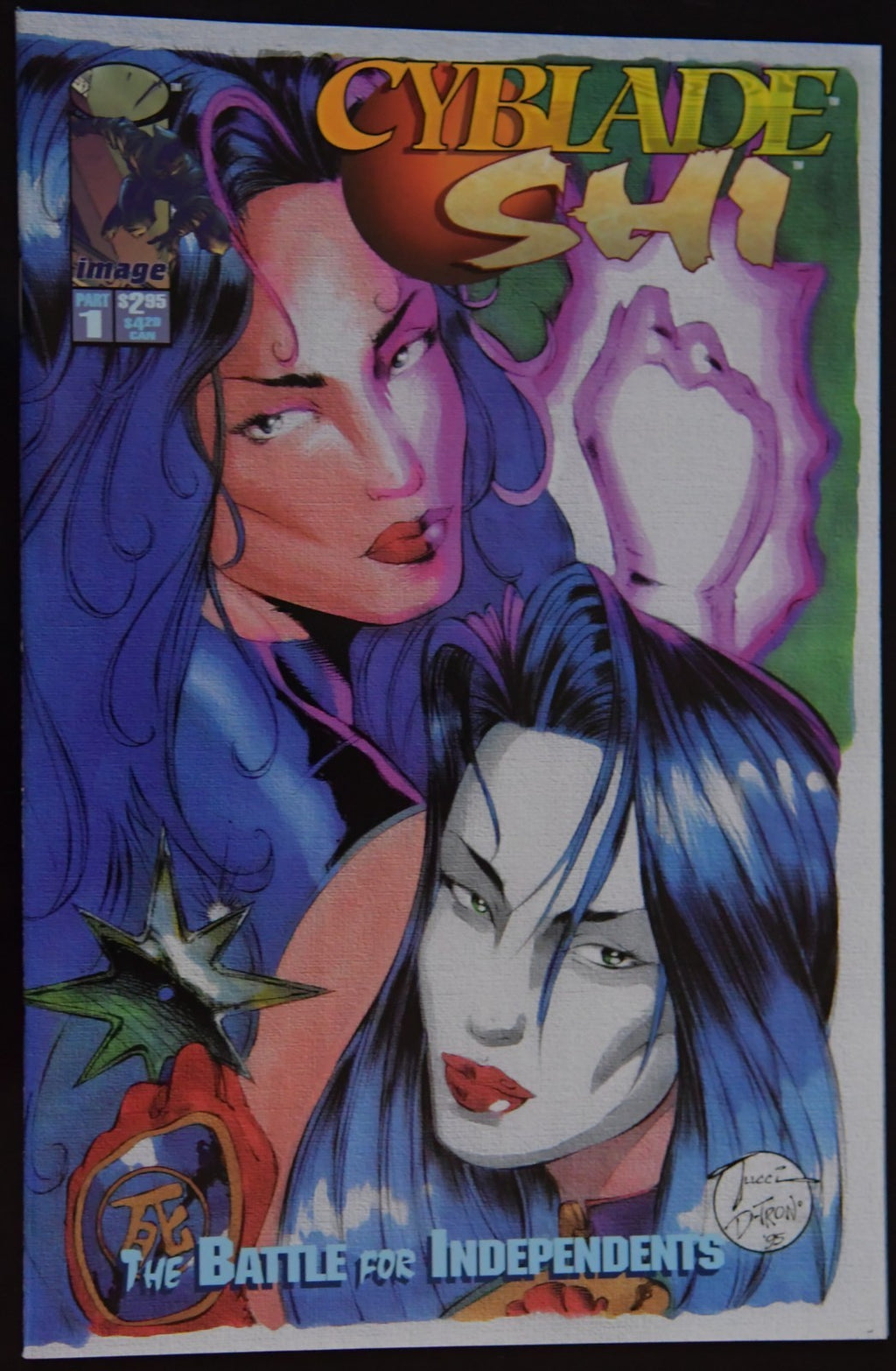 Cyblade / Shi: The Battle For Independents #1 1995 1st app Witchblade