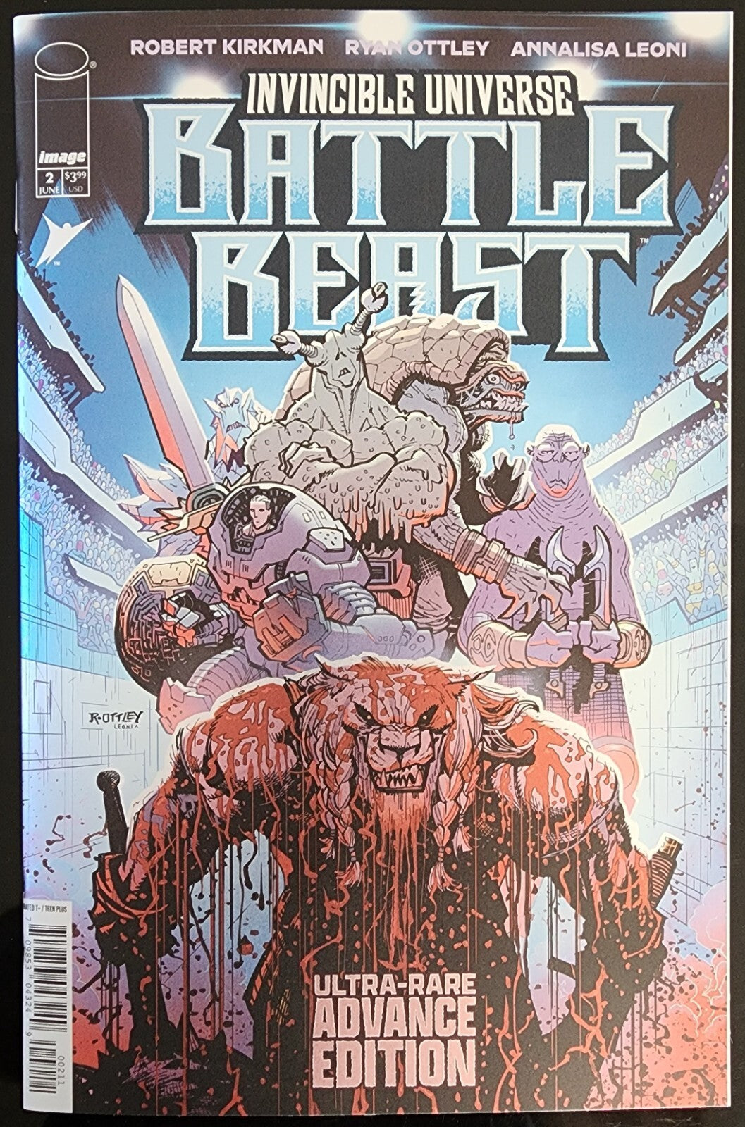 Battle Beast #2 Blind Bag Ultra Rare Advance Edition Foil Variant