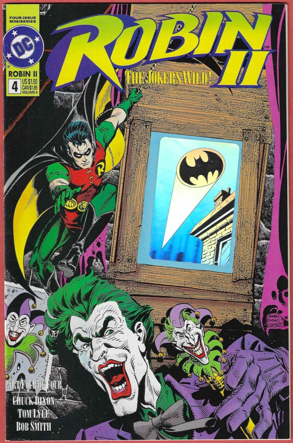 Robin II The Jokers Wild #1-4 1991 Holograms Joker Batman Set One