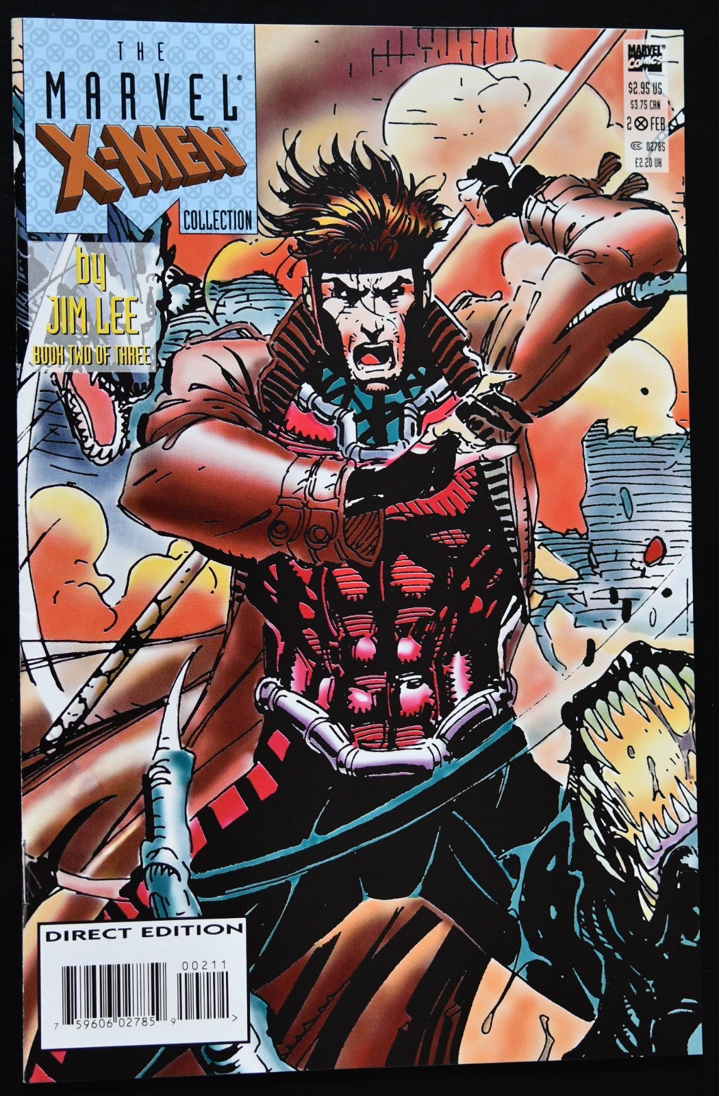 The Marvel X-Men Collection #2 Marvel Jim Lee Gambit Cover Direct Edition 1994