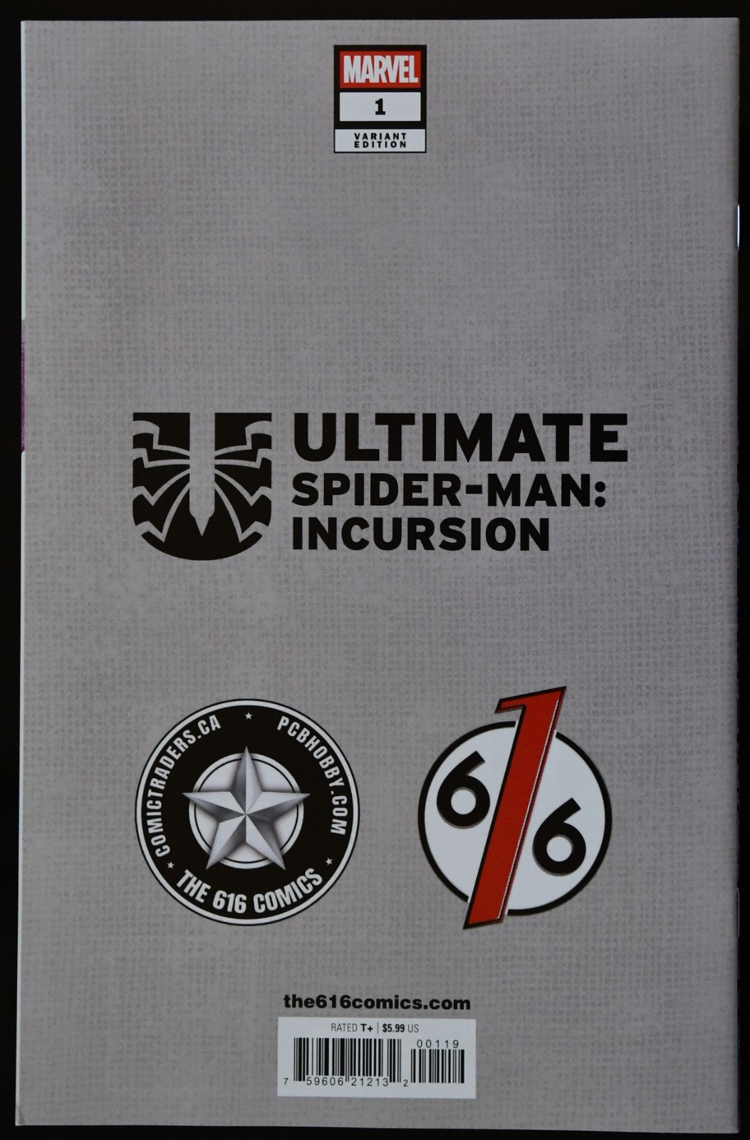 ULTIMATE SPIDER-MAN INCURSION #1 TYLER KIRKHAM Trade Variant LTD 3000 Signed