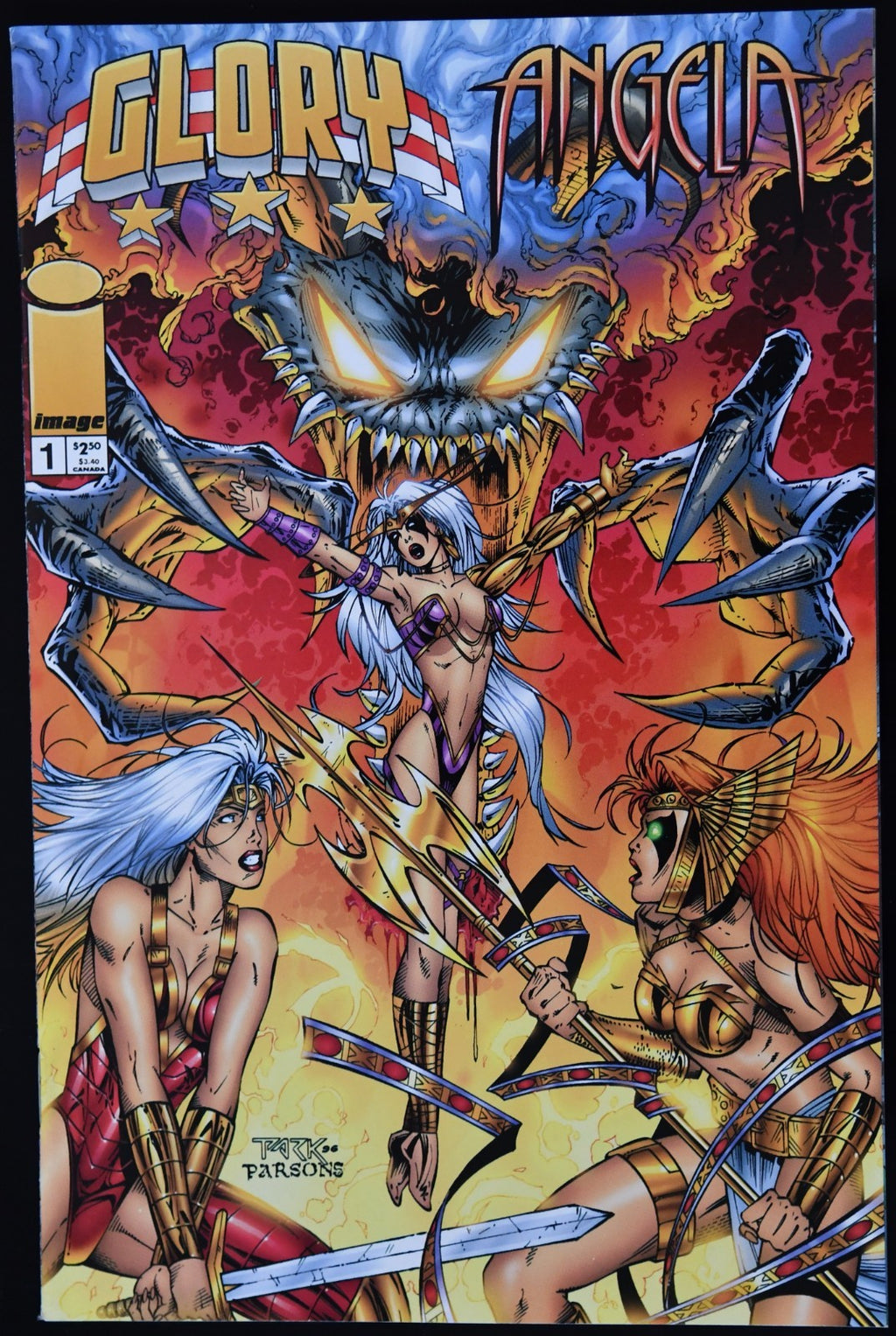 Glory/Angela: Angels in Hell #1 1996 1st app. of Darkchylde in Preview