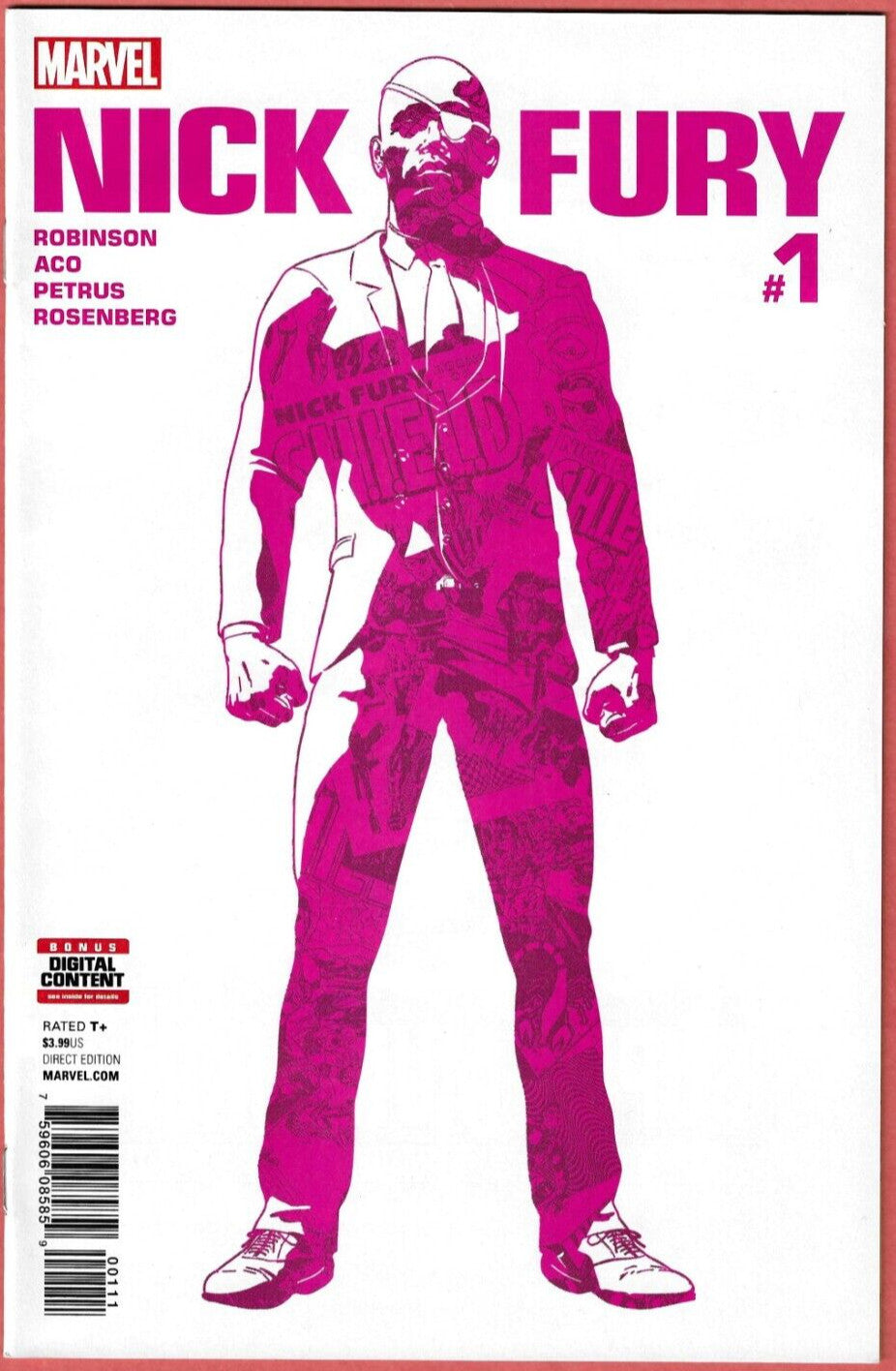 NICK FURY #1, #4 Avengers Marvel MCU 2017 Robinson, Rosenberg, Aco Petris