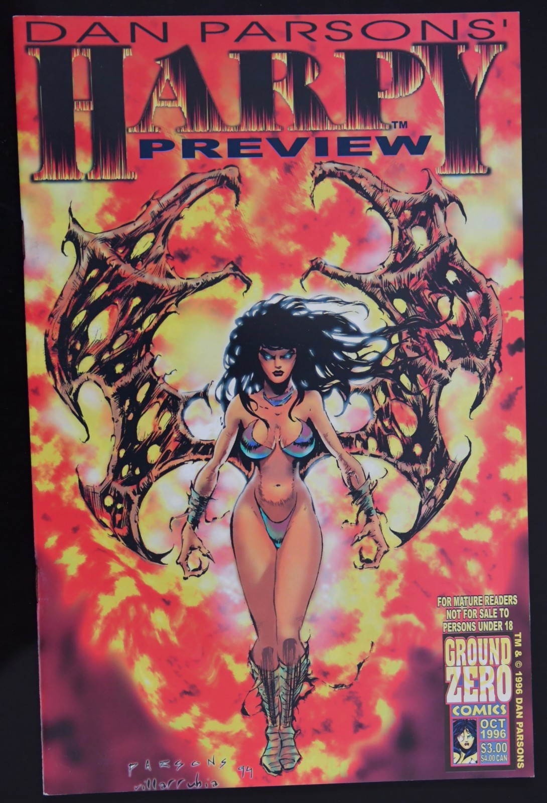 Harpy Preview #1 ~ GROUND ZERO 1996 ~ Dan Parson