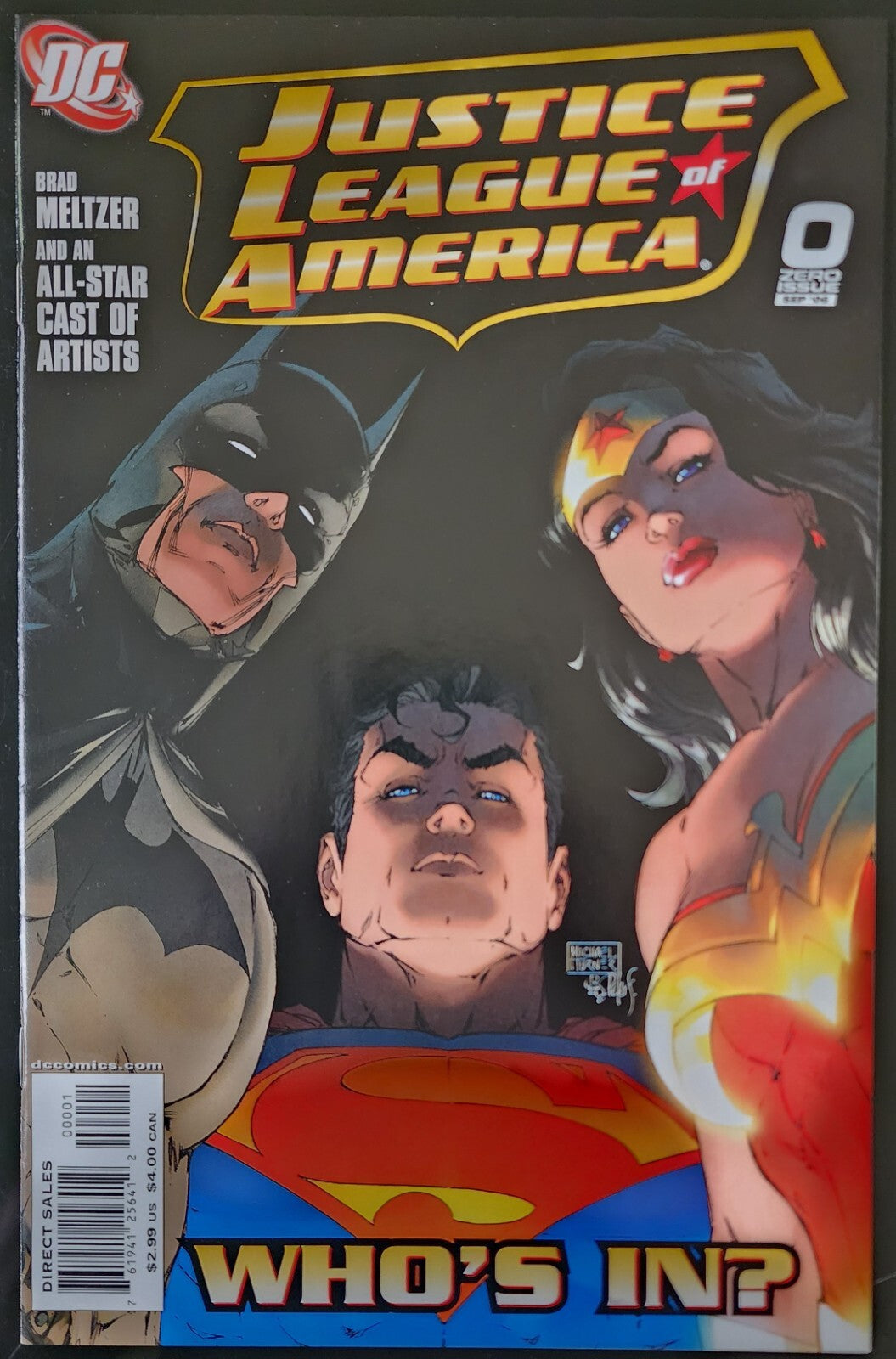 Justice League of America, Vol. 2 #0 Michael Turner cpy1