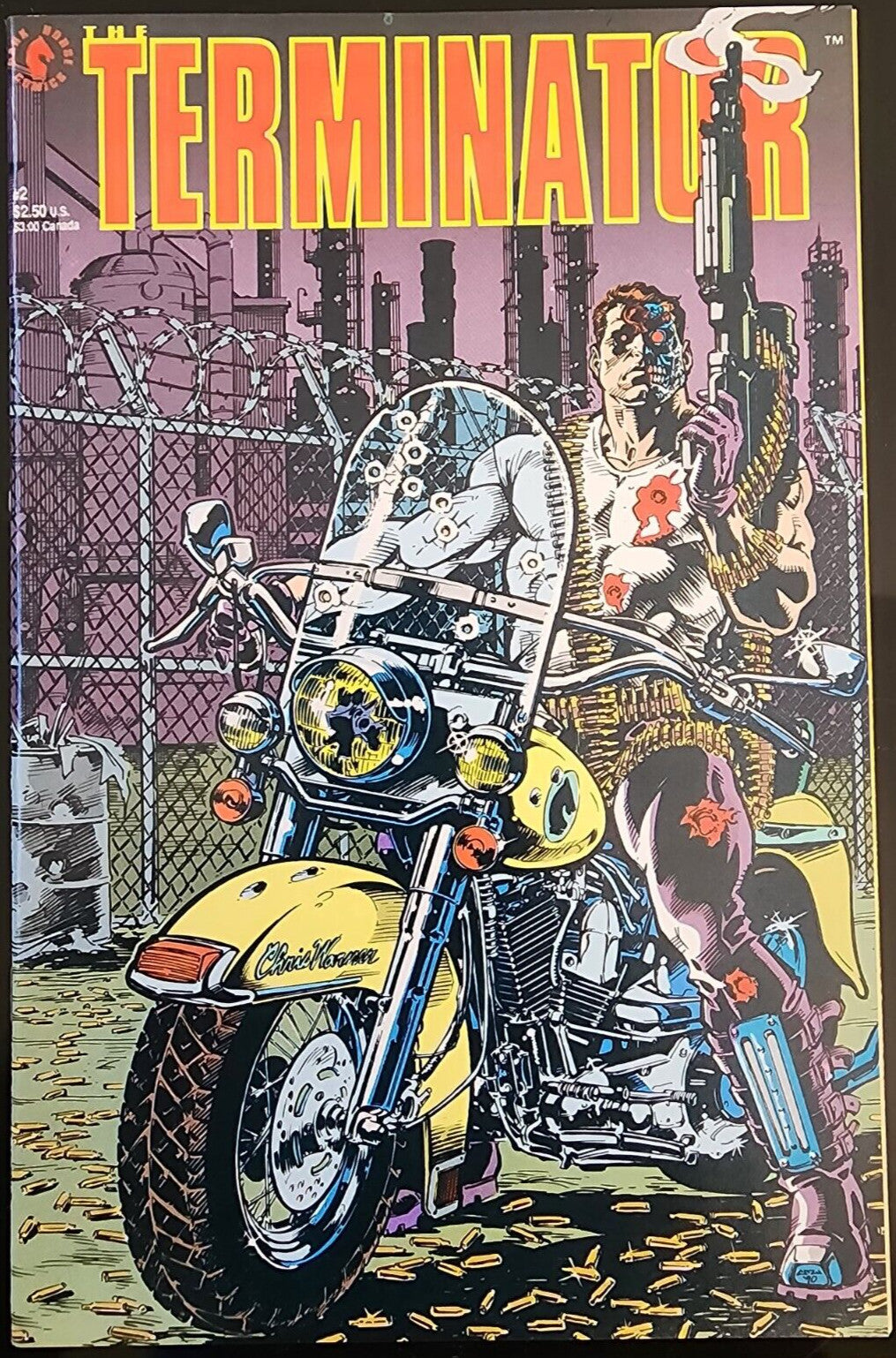 The Terminator 1,2,3 1990 Dark Horse Comic 1st Set