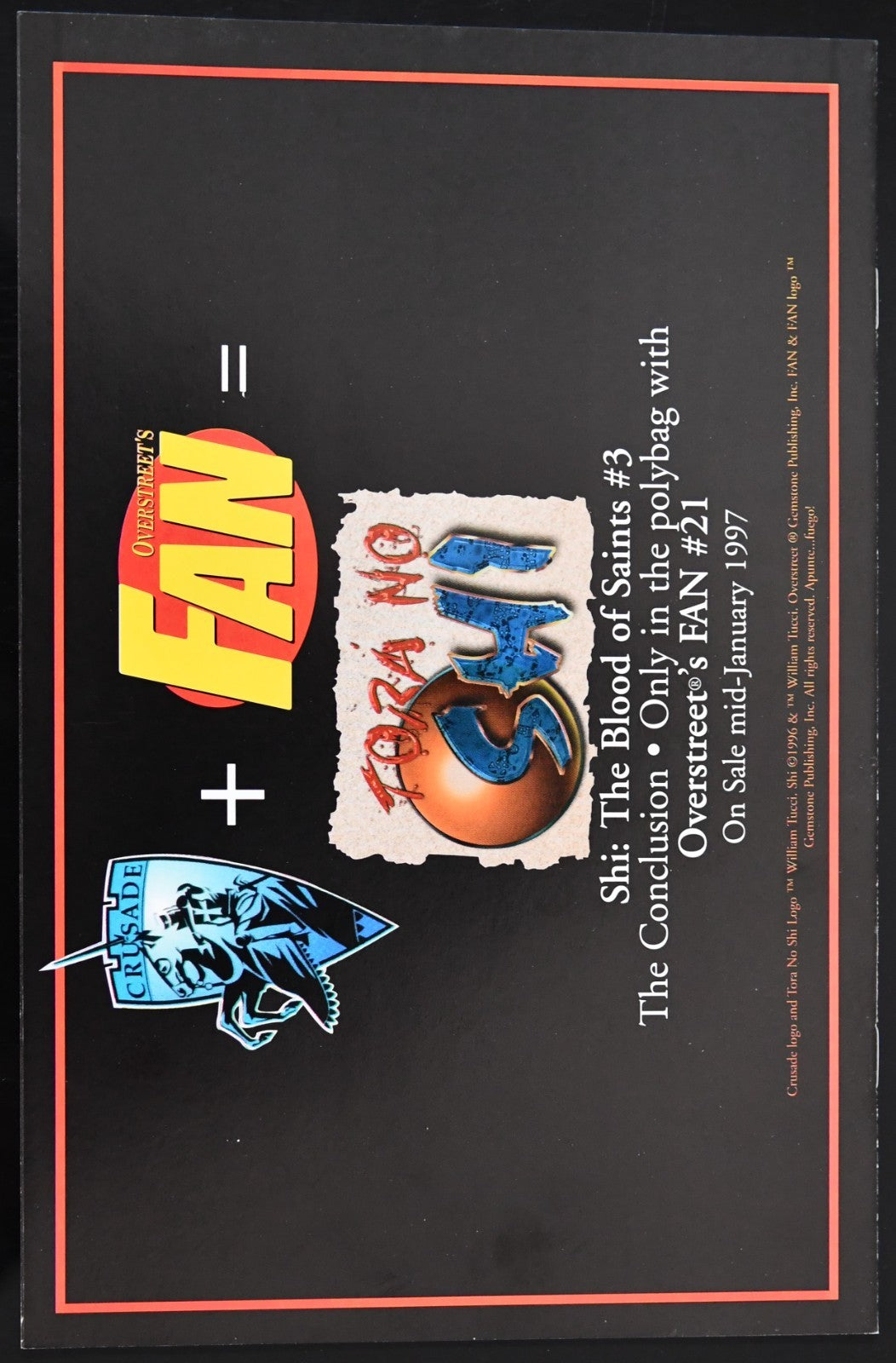 Shi: The Blood of Saints 1996 Billy Tucci Fan Edition
