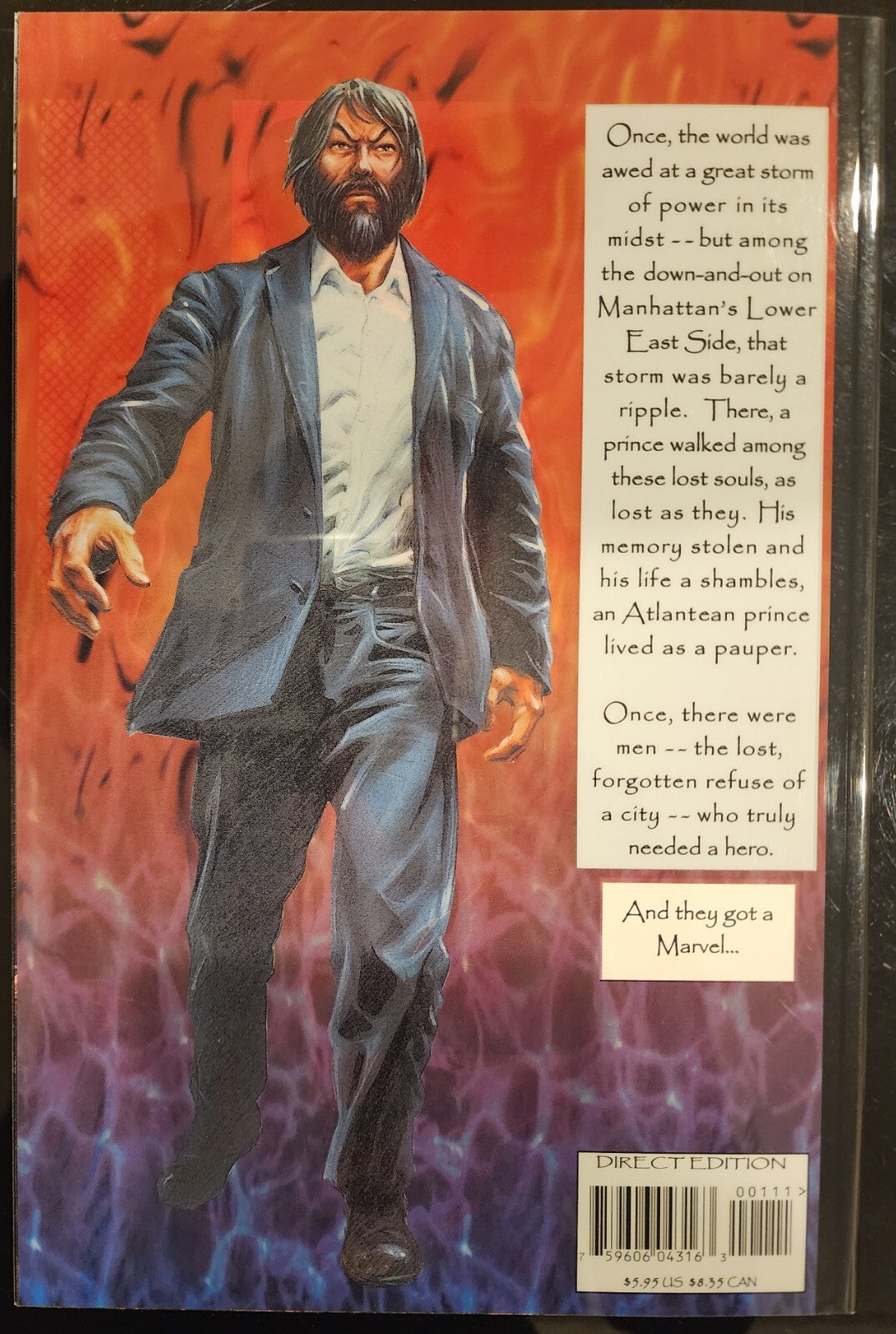 TALES OF THE MARVELS INNER DEMONS #1 MARVEL SELECT PRESTIGE FORMAT ACETATE COVER