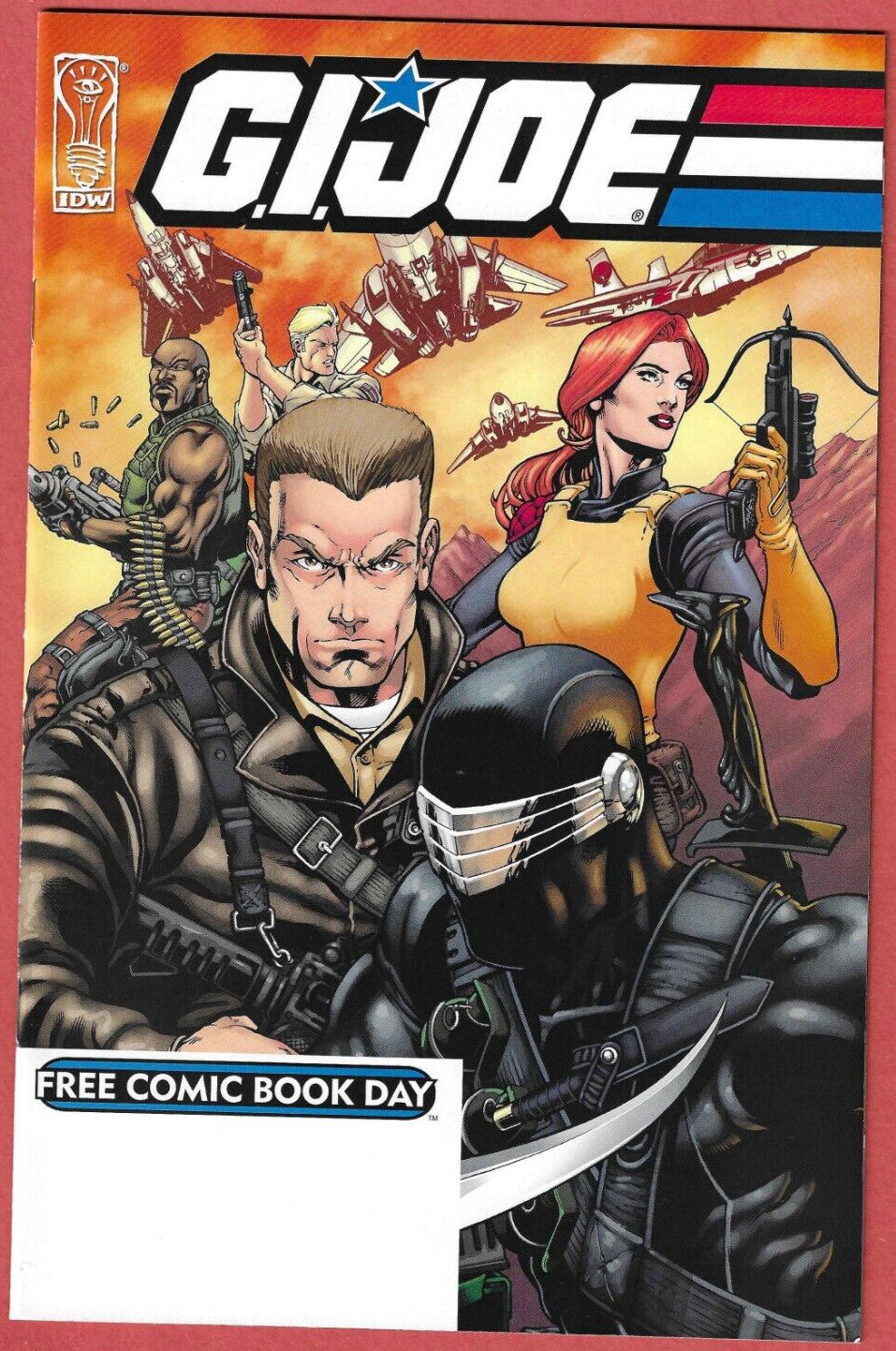 FCBD 2009 GI JOE TRANSFORMERS FLIP GIVEAWAY PROMO FREE COMIC BOOK DAY VARIANT