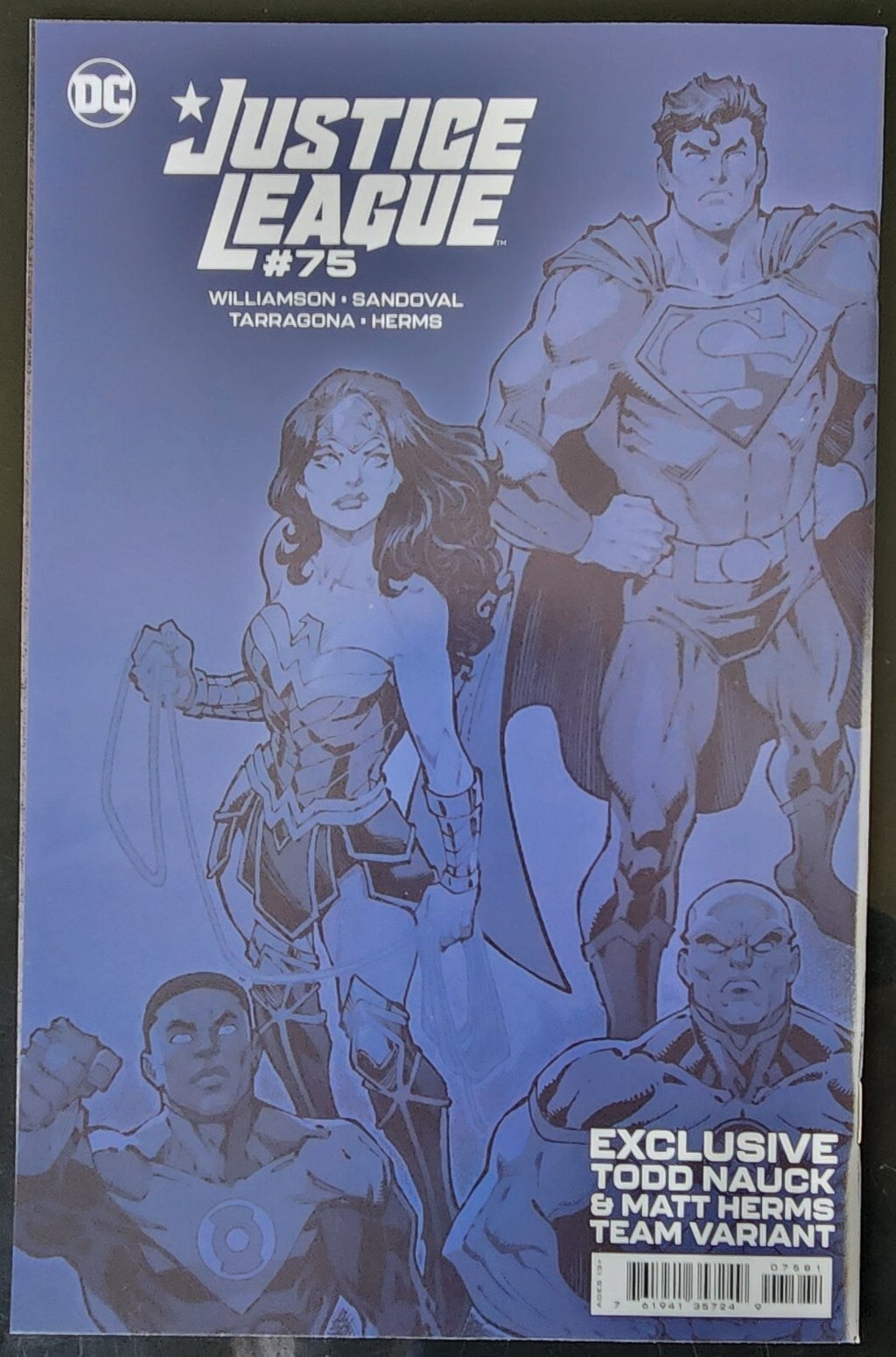 Justice League #75 Todd Nauck Shared Exclusive Team Variant Cover 2022 DC Comics