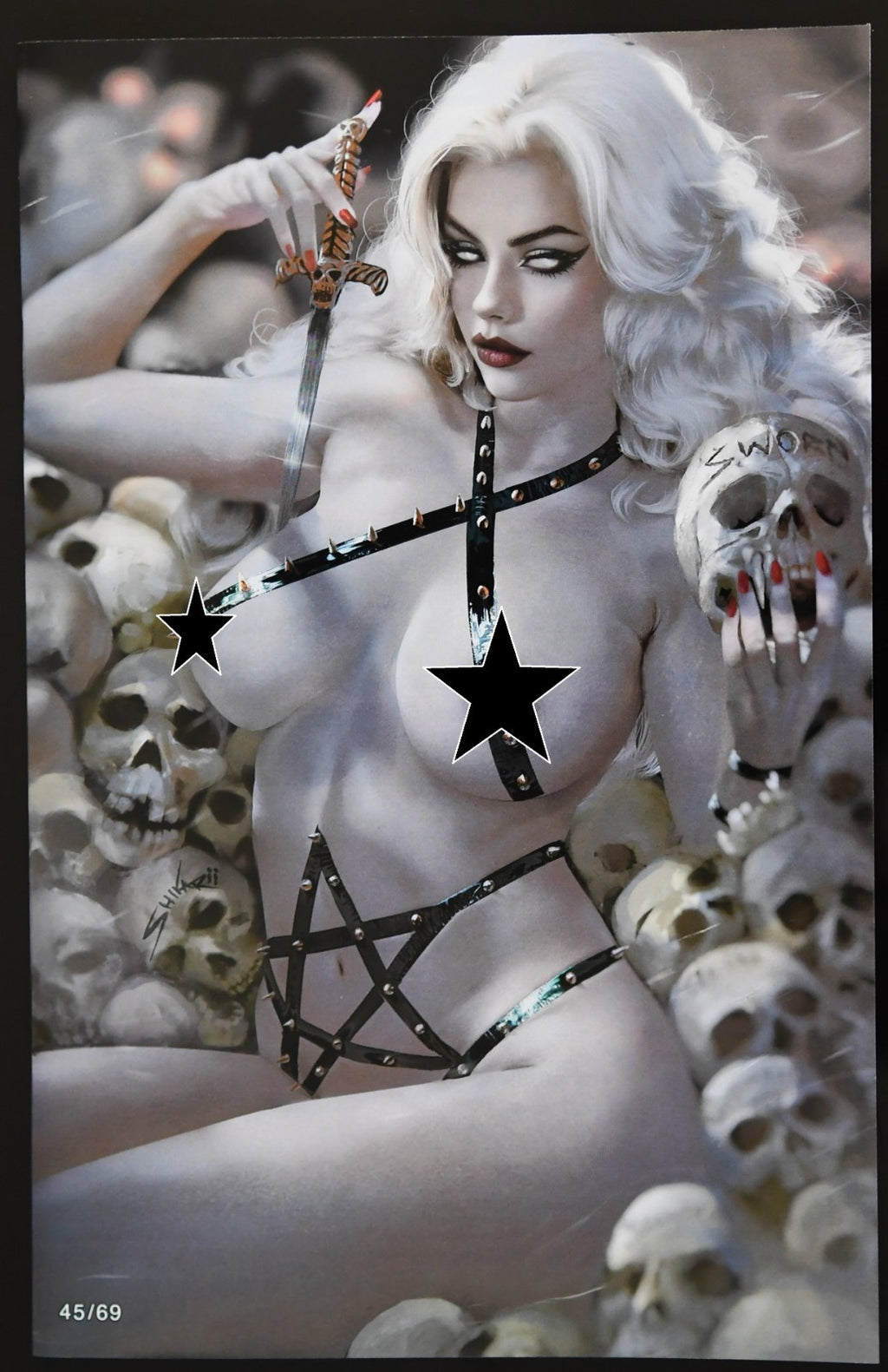 Lady Death Oblivion Kiss #1 Shikarii Naughty Tape Virgin Art Edition Ltd 69