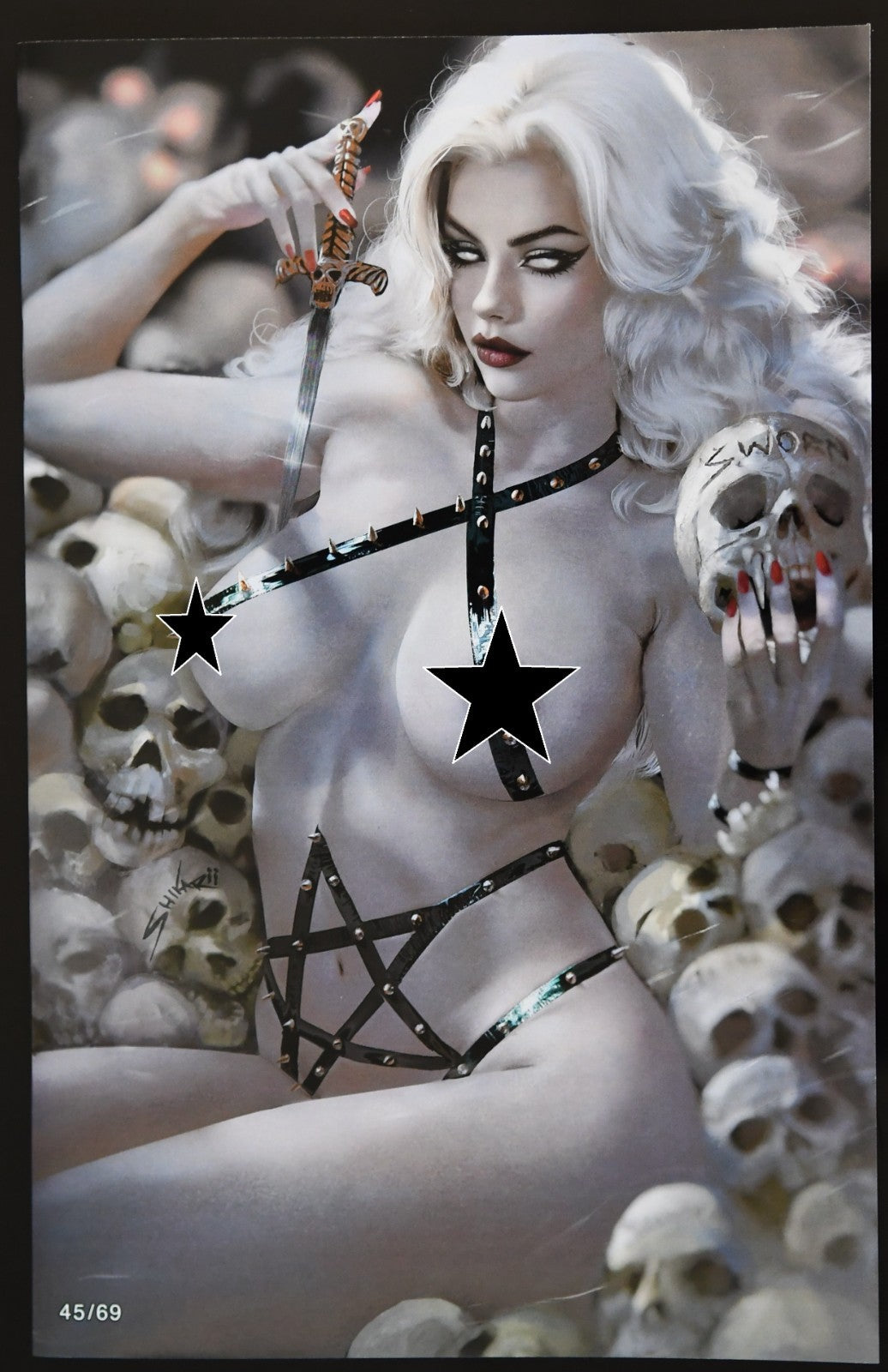 Lady Death Oblivion Kiss #1 Shikarii Naughty Tape Virgin Art Edition Ltd 69