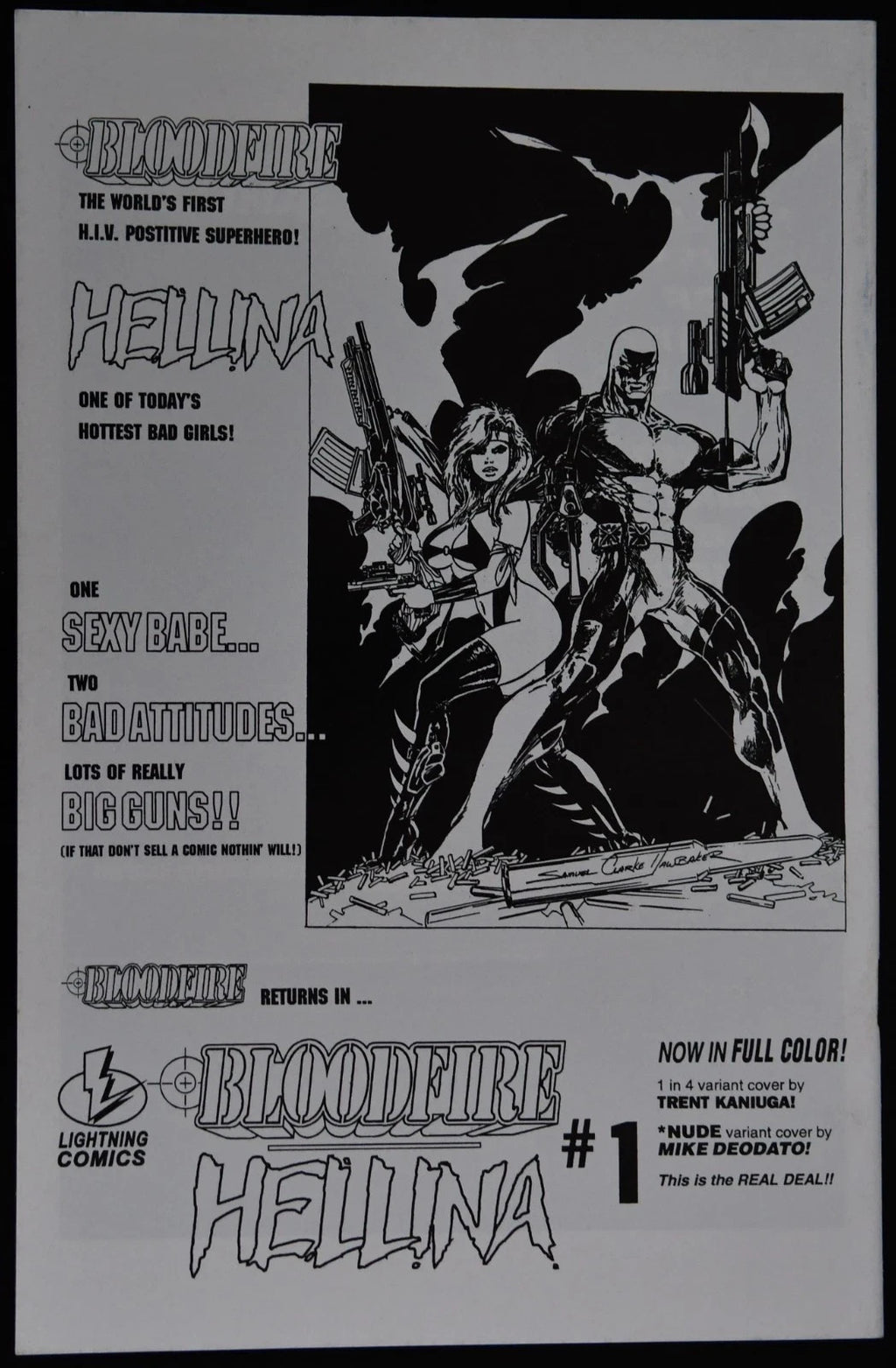 Hellina: Kiss of Death 1995 Lightning Comics Choose Your Issue