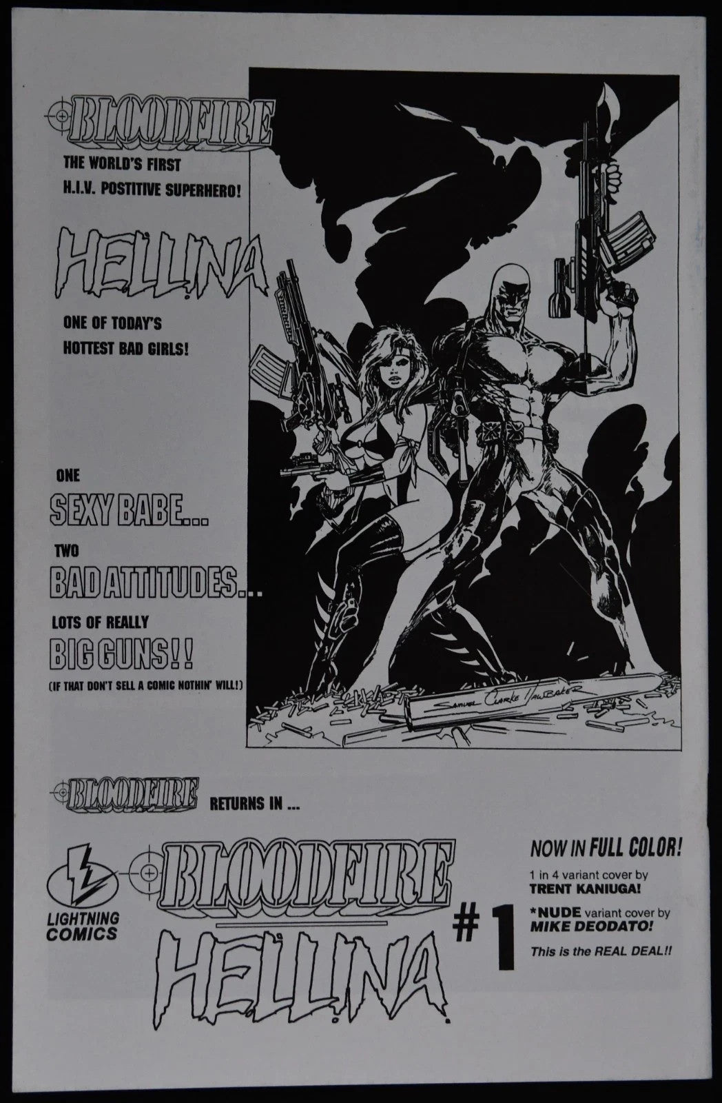 Hellina: Kiss of Death 1995 Lightning Comics Choose Your Issue