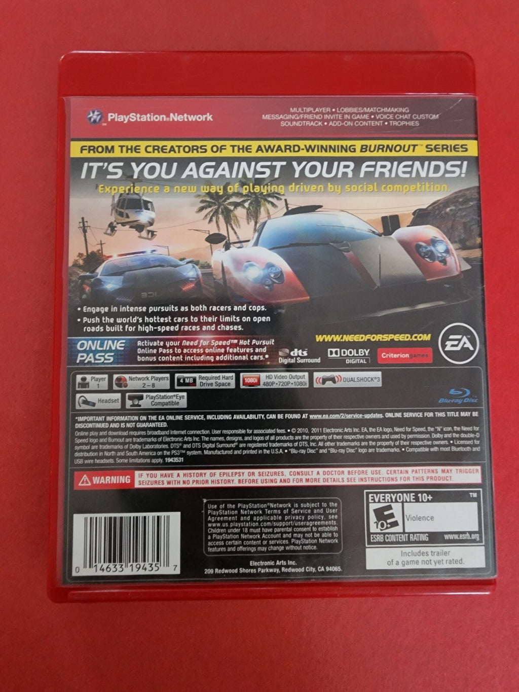 Motor Storm/Need for Speed Hot Pursuit PS3 Racing Bundle