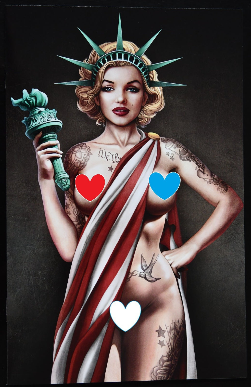 Cool Comics Marilyn Monroe Statue of Liberty Lady Liberty 3 Book Set