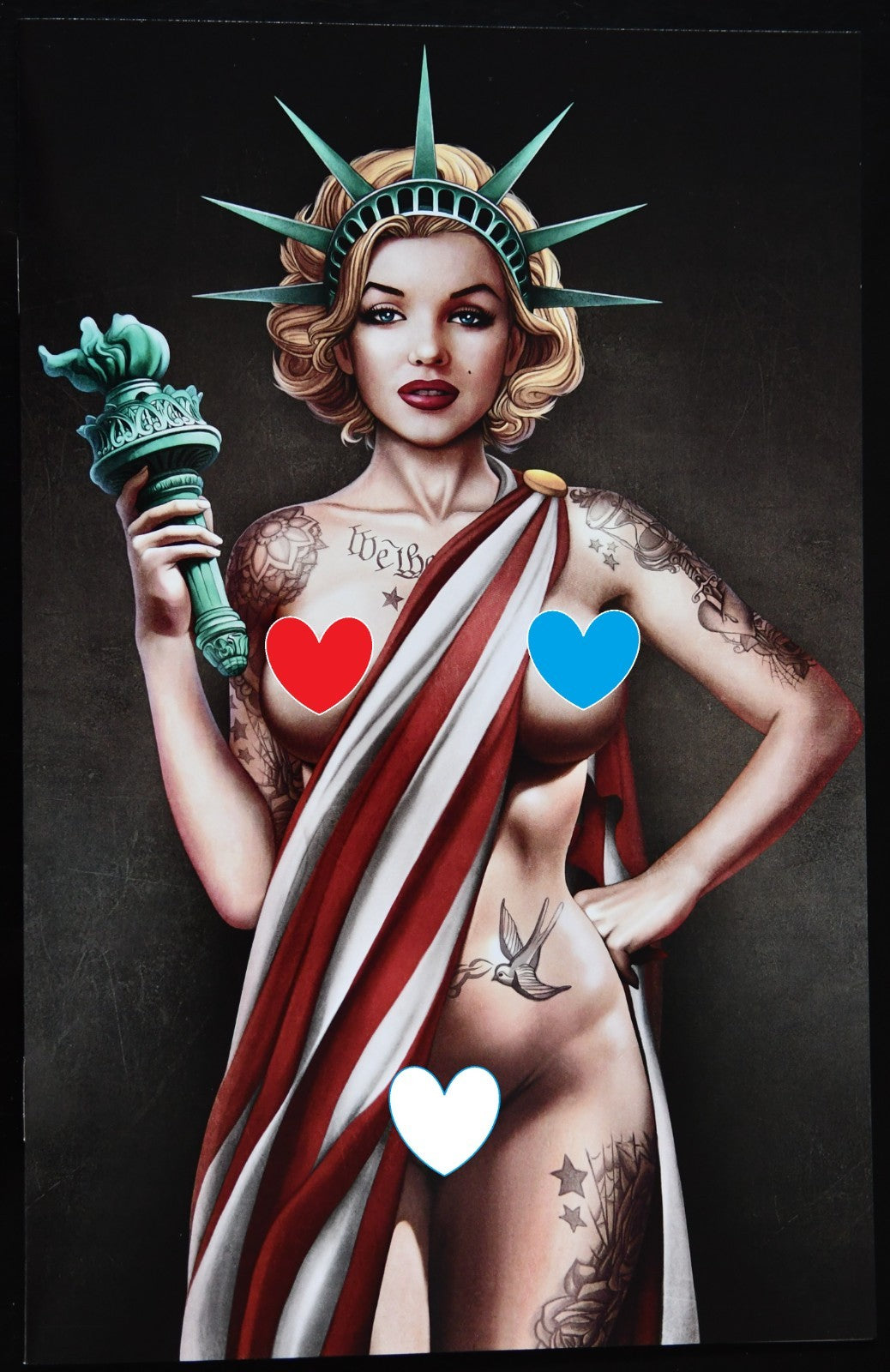 Cool Comics Marilyn Monroe Statue of Liberty Lady Liberty 3 Book Set