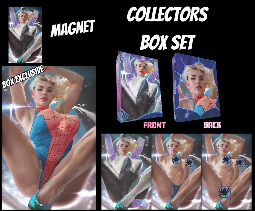 Power Hour #3 Shikarii Spider-Babe Patreon 4 Book Box Set Ltd 100