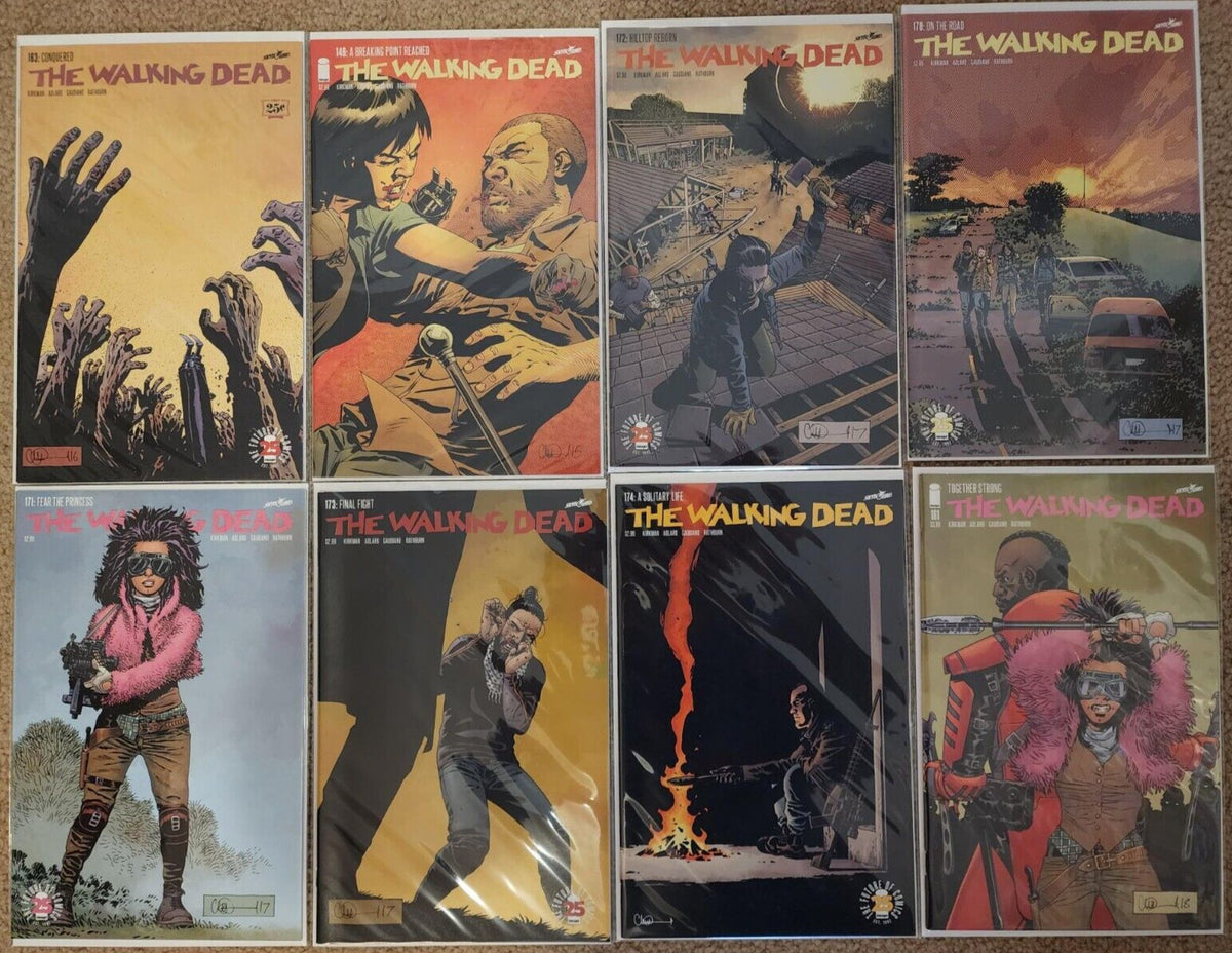 Walking Dead Comic Lot 8 Issues 146 163 170 171 172 173 174 181 Image Skybound