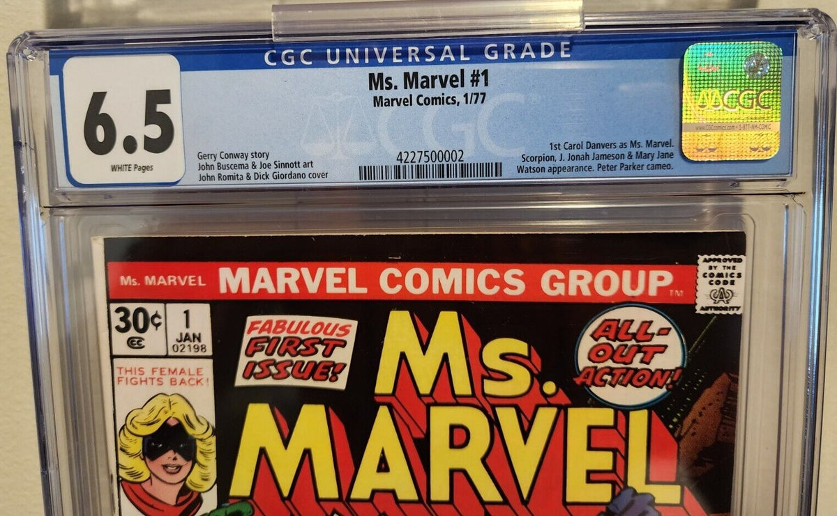 Ms. Marvel #1 John Romita Cover CGC 6.5 - 1st Carol Danvers as Ms Marvel 1977