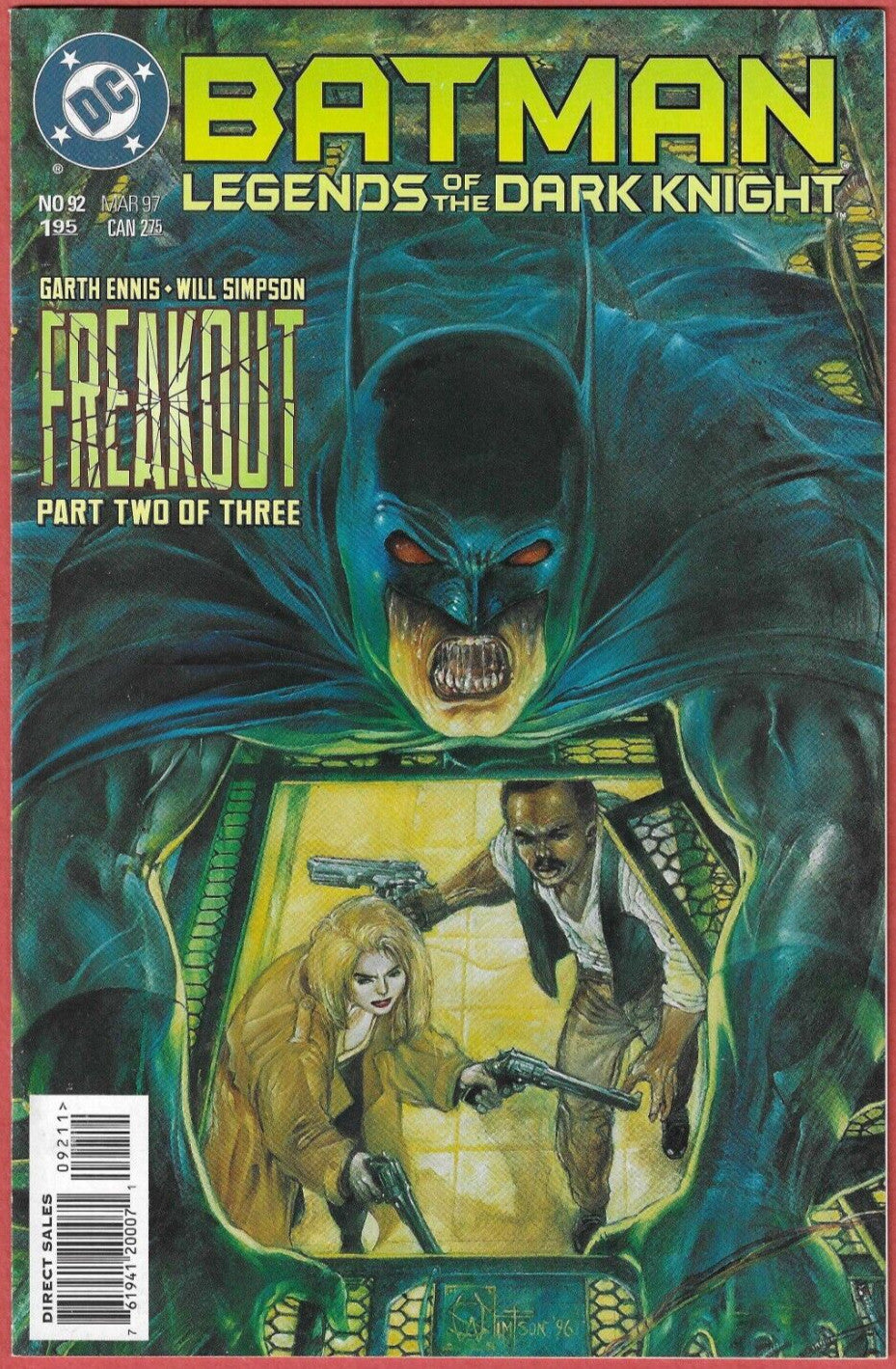 Batman Legend of the Dark Knight #92 1997 DC Comics
