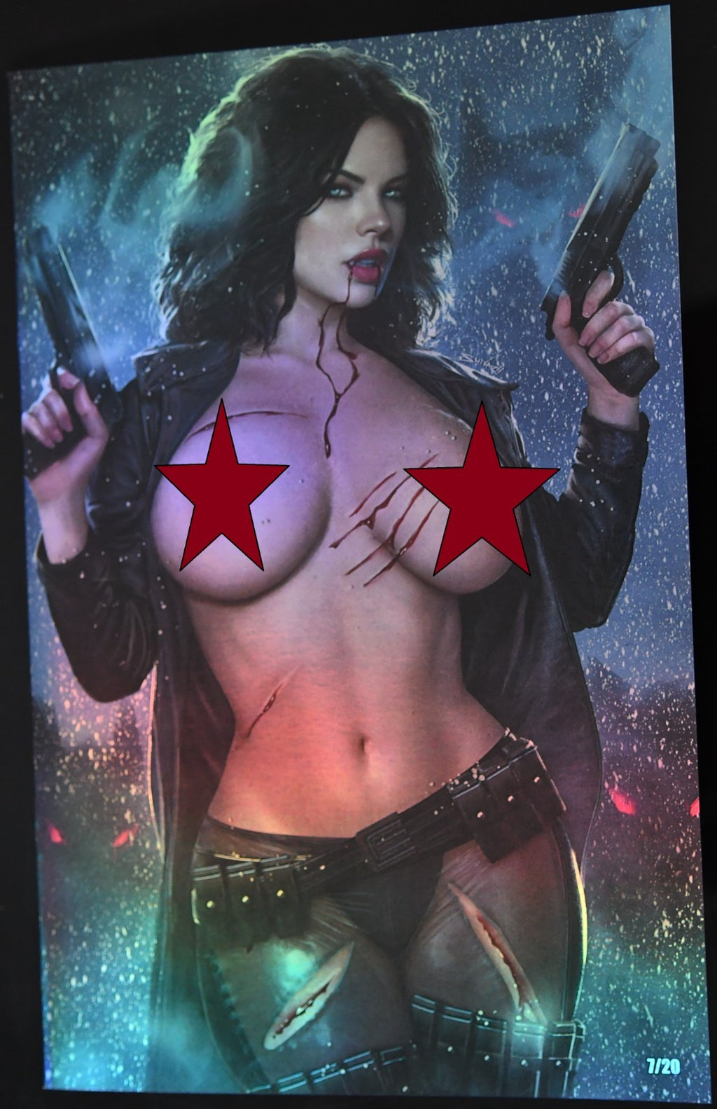 Power Hour #3 Shikarii Death Dealer Naughty Bad Girl Foil Ltd 7/20 Patreon